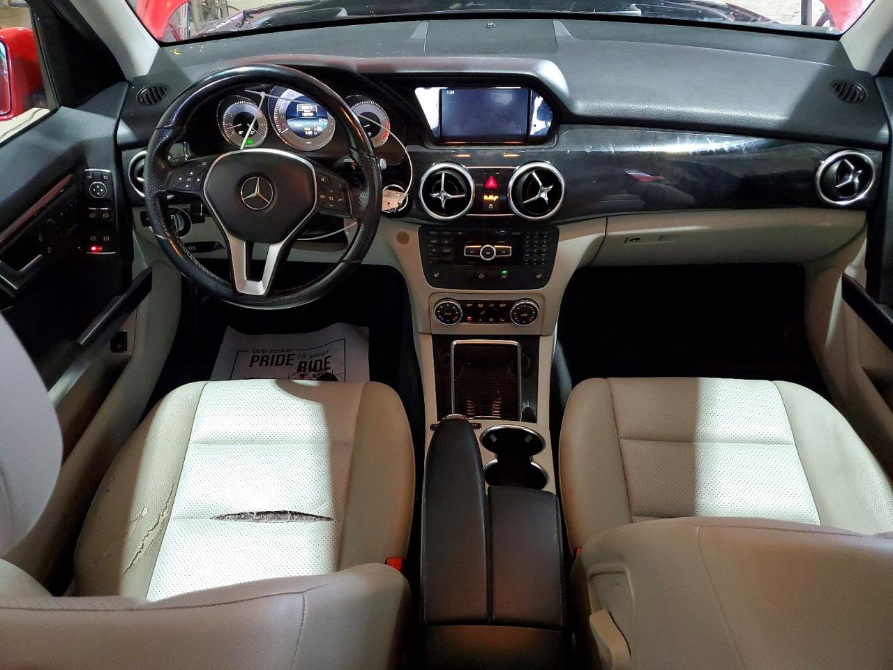 2014 Mercedes-benz Glk 350 4matic Red vin: WDCGG8JB9EG250919