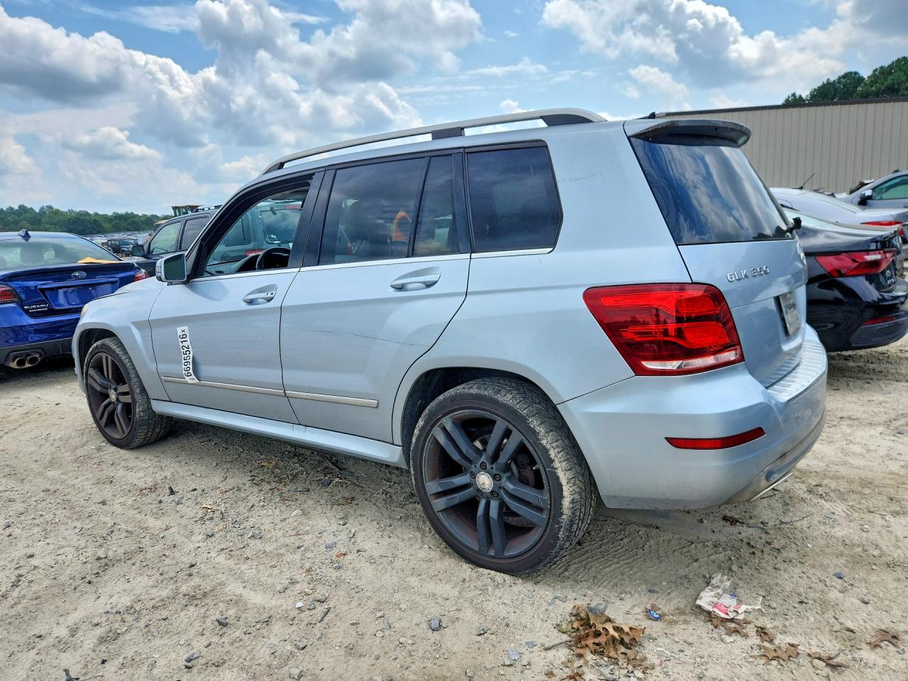 2014 Mercedes-benz Glk 350 4matic Blue vin: WDCGG8JB9EG259524