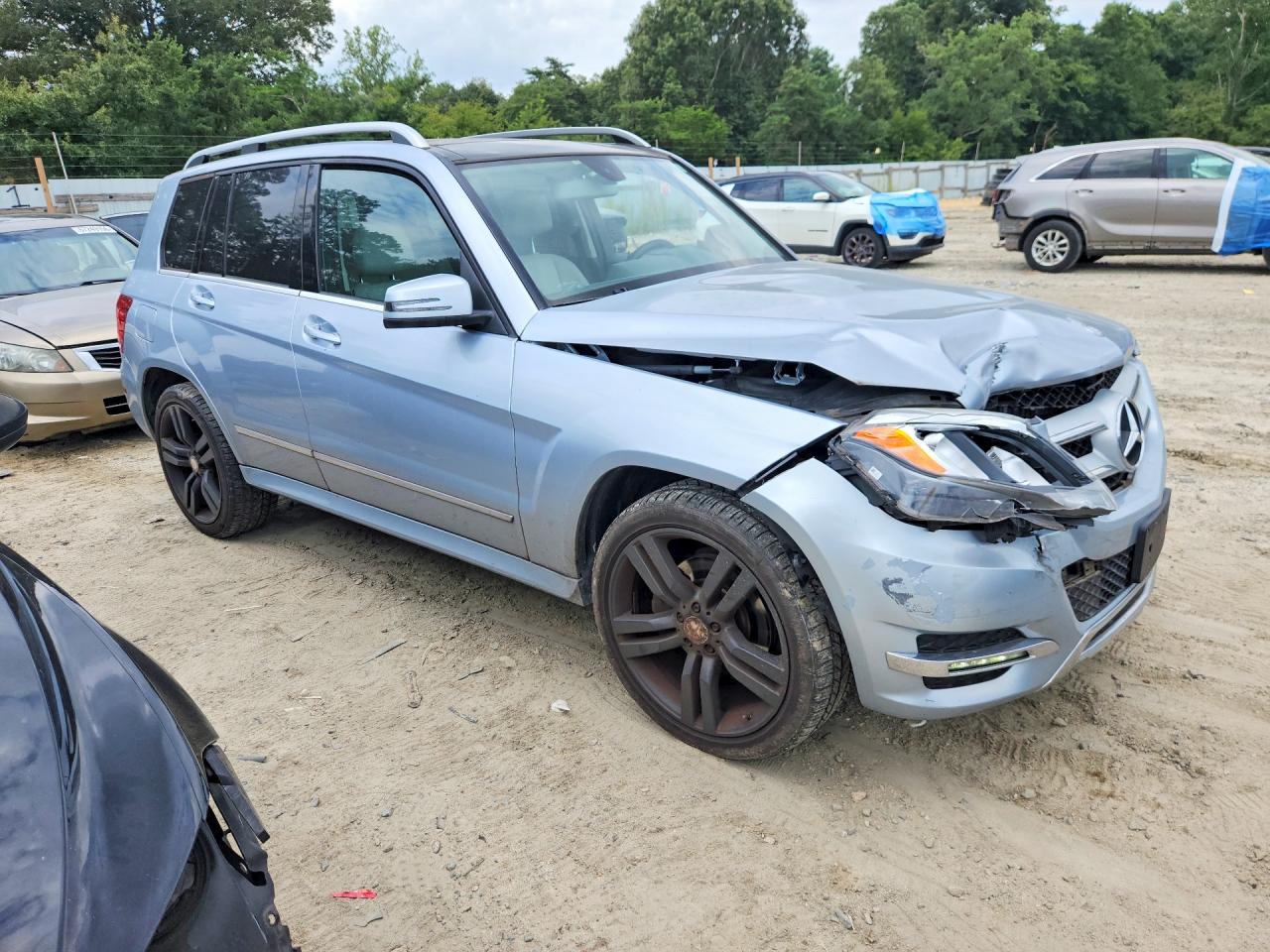 2014 Mercedes-benz Glk 350 4matic Blue vin: WDCGG8JB9EG259524