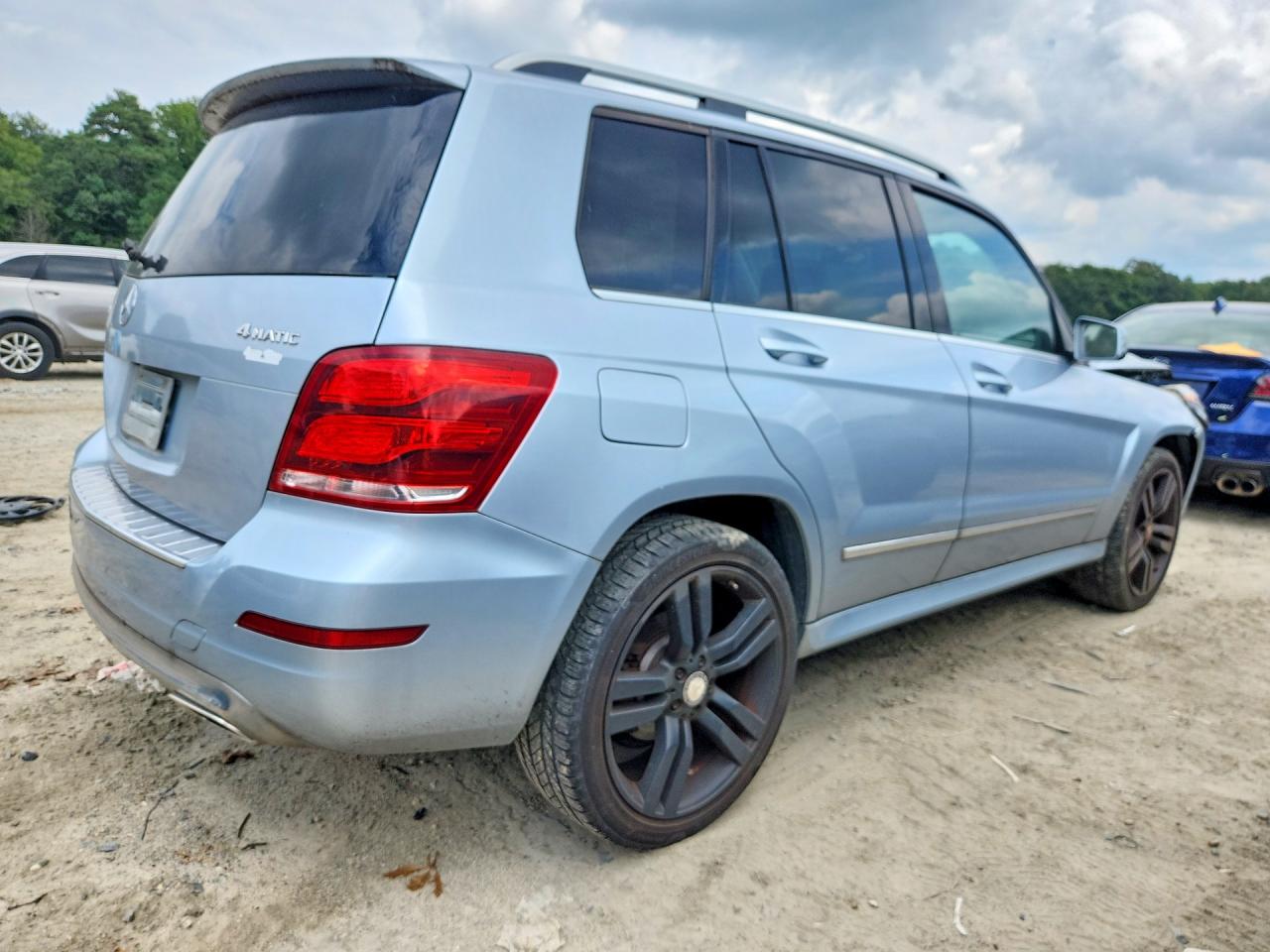 2014 Mercedes-benz Glk 350 4matic Blue vin: WDCGG8JB9EG259524