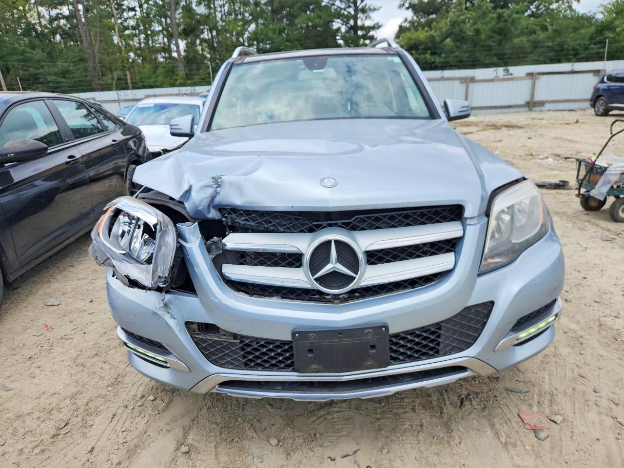 2014 Mercedes-benz Glk 350 4matic Blue vin: WDCGG8JB9EG259524