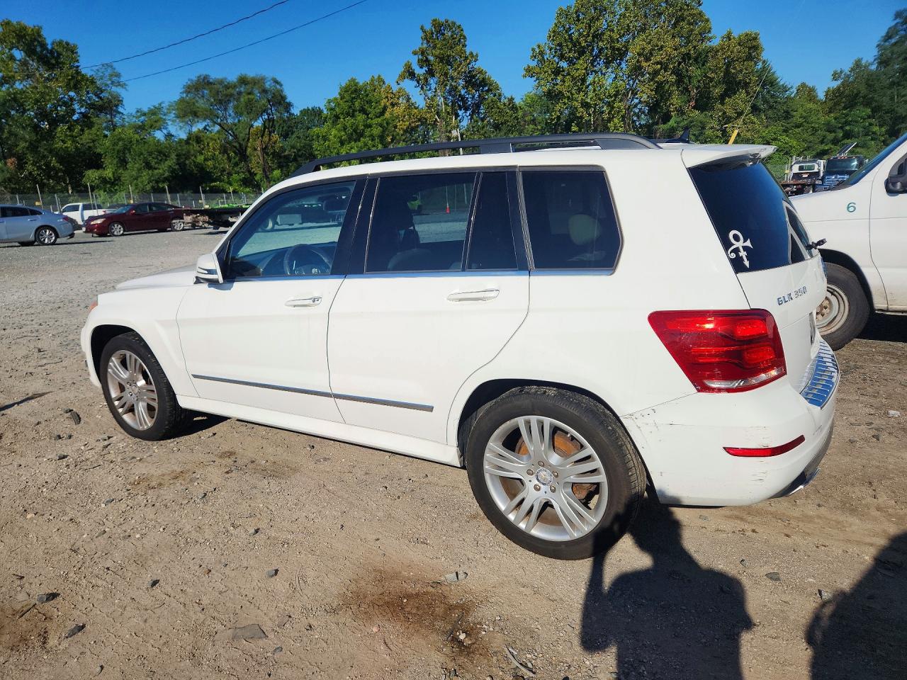 2015 Mercedes-benz Glk 350 4matic White vin: WDCGG8JB9FG339536