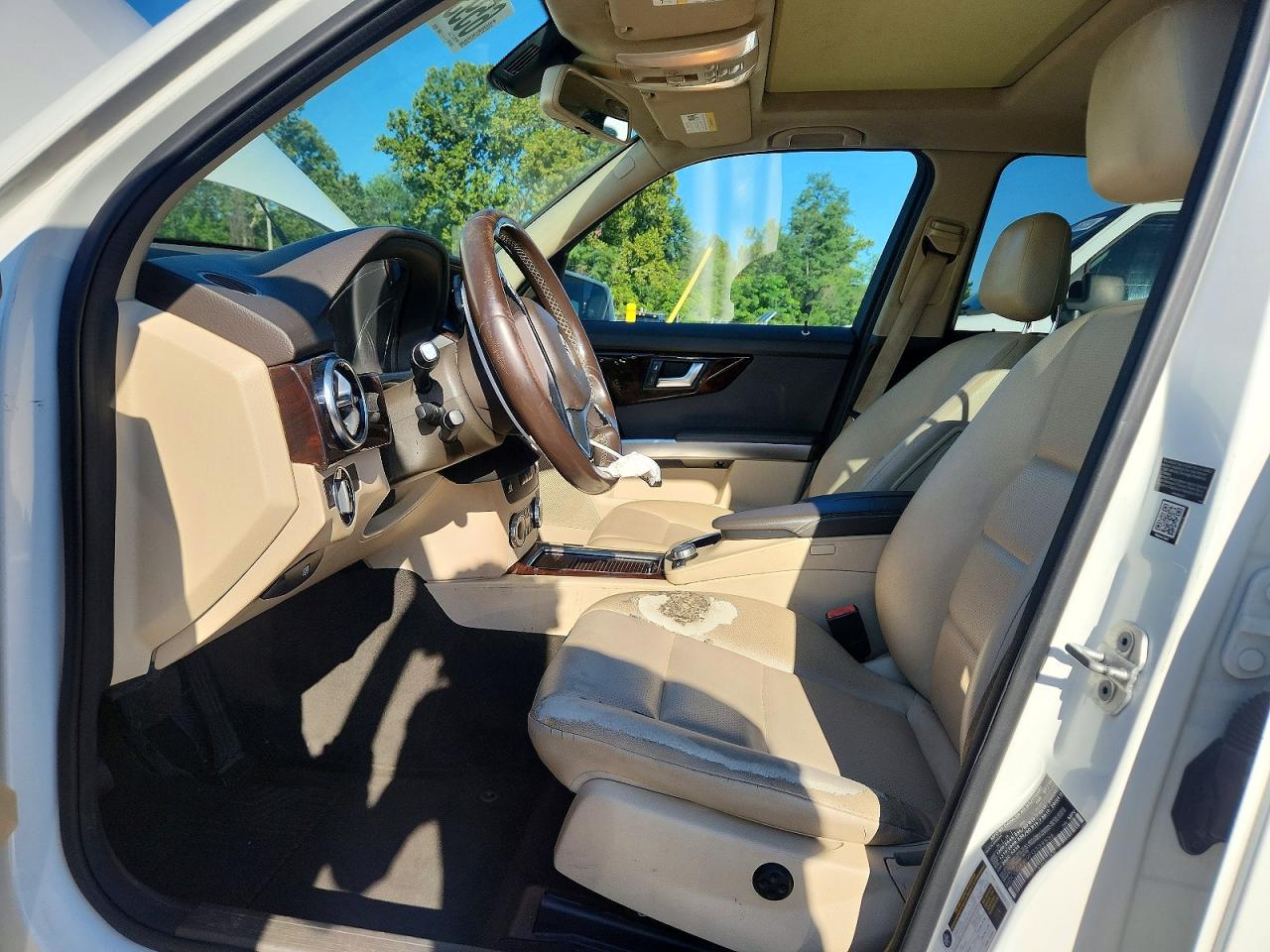 2015 Mercedes-benz Glk 350 4matic White vin: WDCGG8JB9FG339536