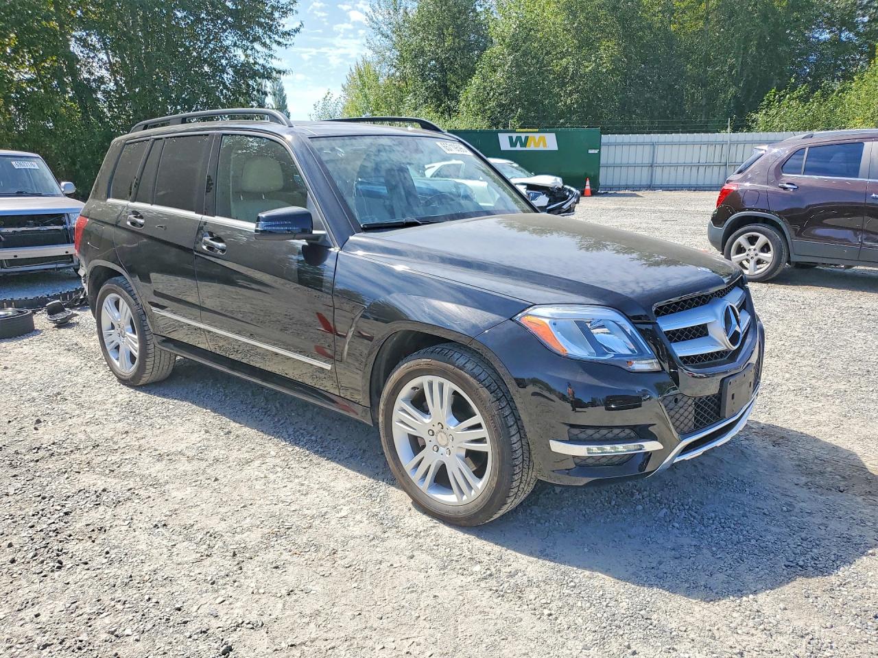 2015 Mercedes-benz Glk 350 4matic Black vin: WDCGG8JB9FG345160