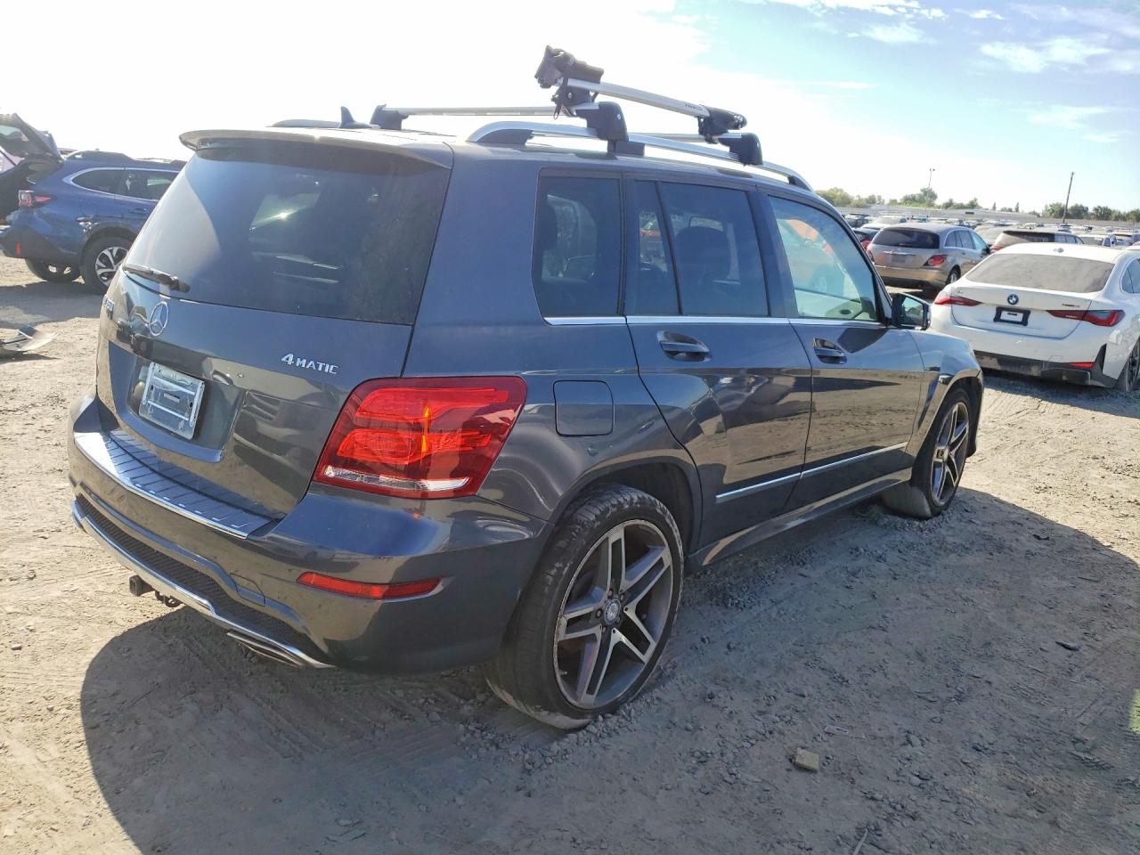 2013 Mercedes-benz Glk 350 4matic Gray vin: WDCGG8JBXDF948475