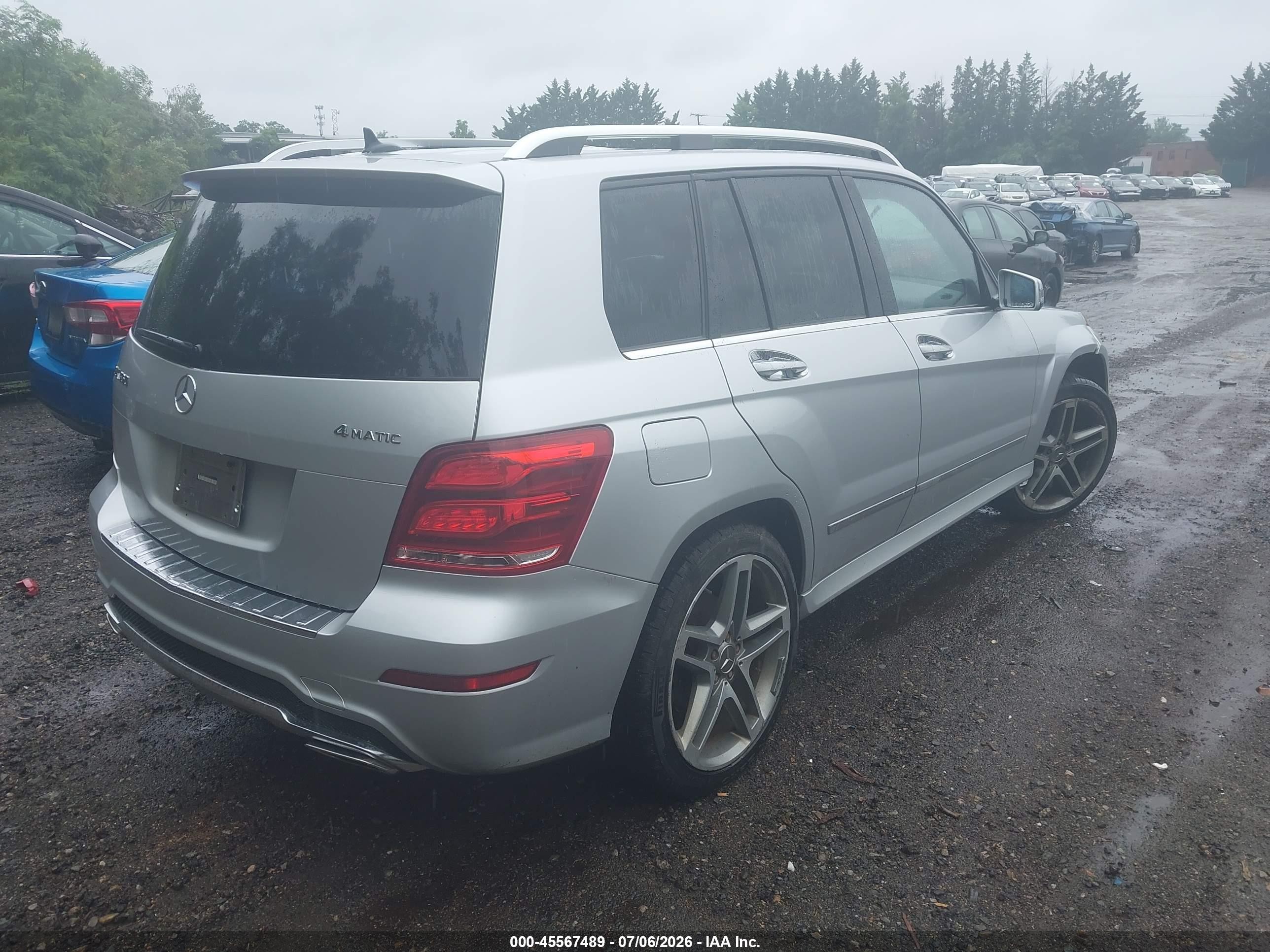 2013 Mercedes-benz Glk 350 4matic Silver vin: WDCGG8JBXDF975725