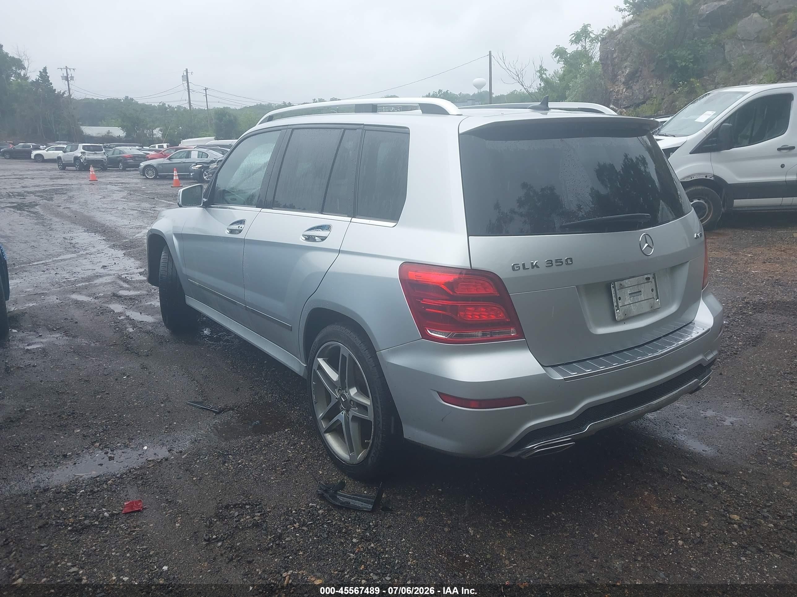 2013 Mercedes-benz Glk 350 4matic Silver vin: WDCGG8JBXDF975725
