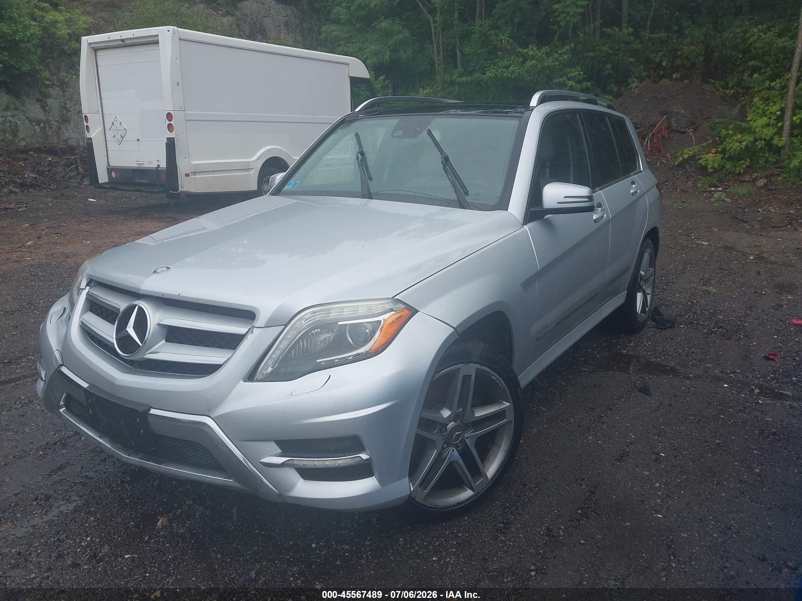 2013 Mercedes-benz Glk 350 4matic Silver vin: WDCGG8JBXDF975725