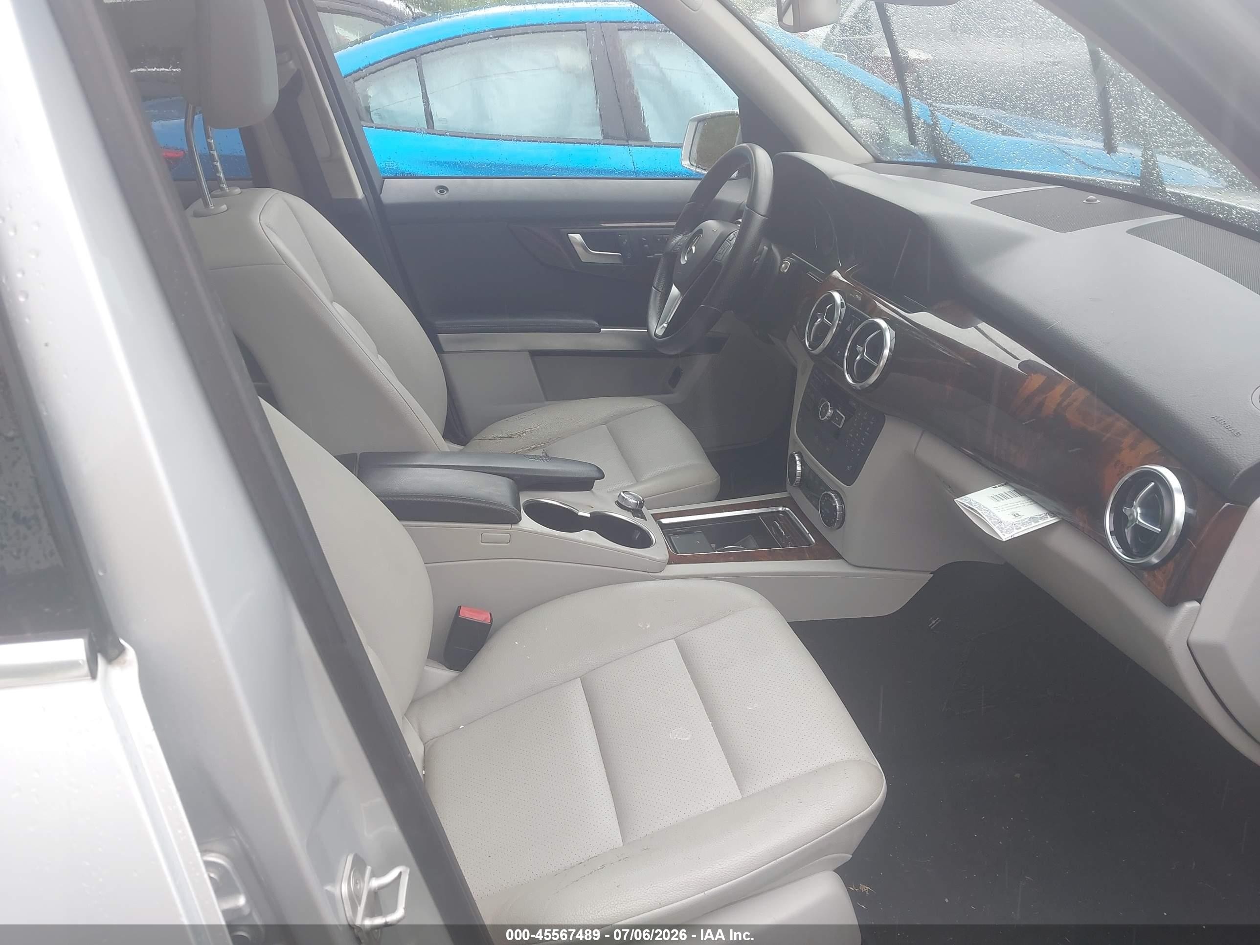 2013 Mercedes-benz Glk 350 4matic Silver vin: WDCGG8JBXDF975725