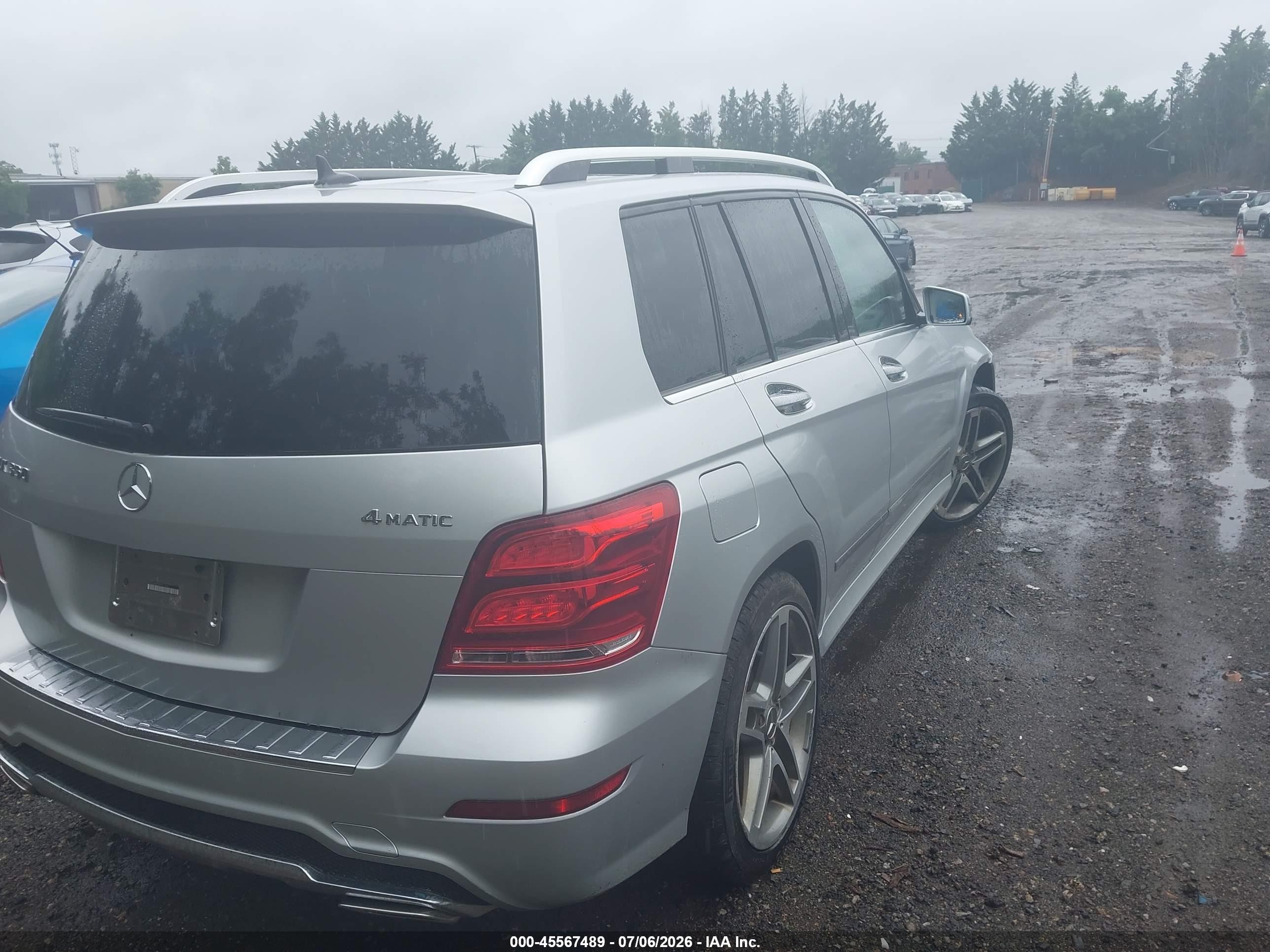 2013 Mercedes-benz Glk 350 4matic Silver vin: WDCGG8JBXDF975725