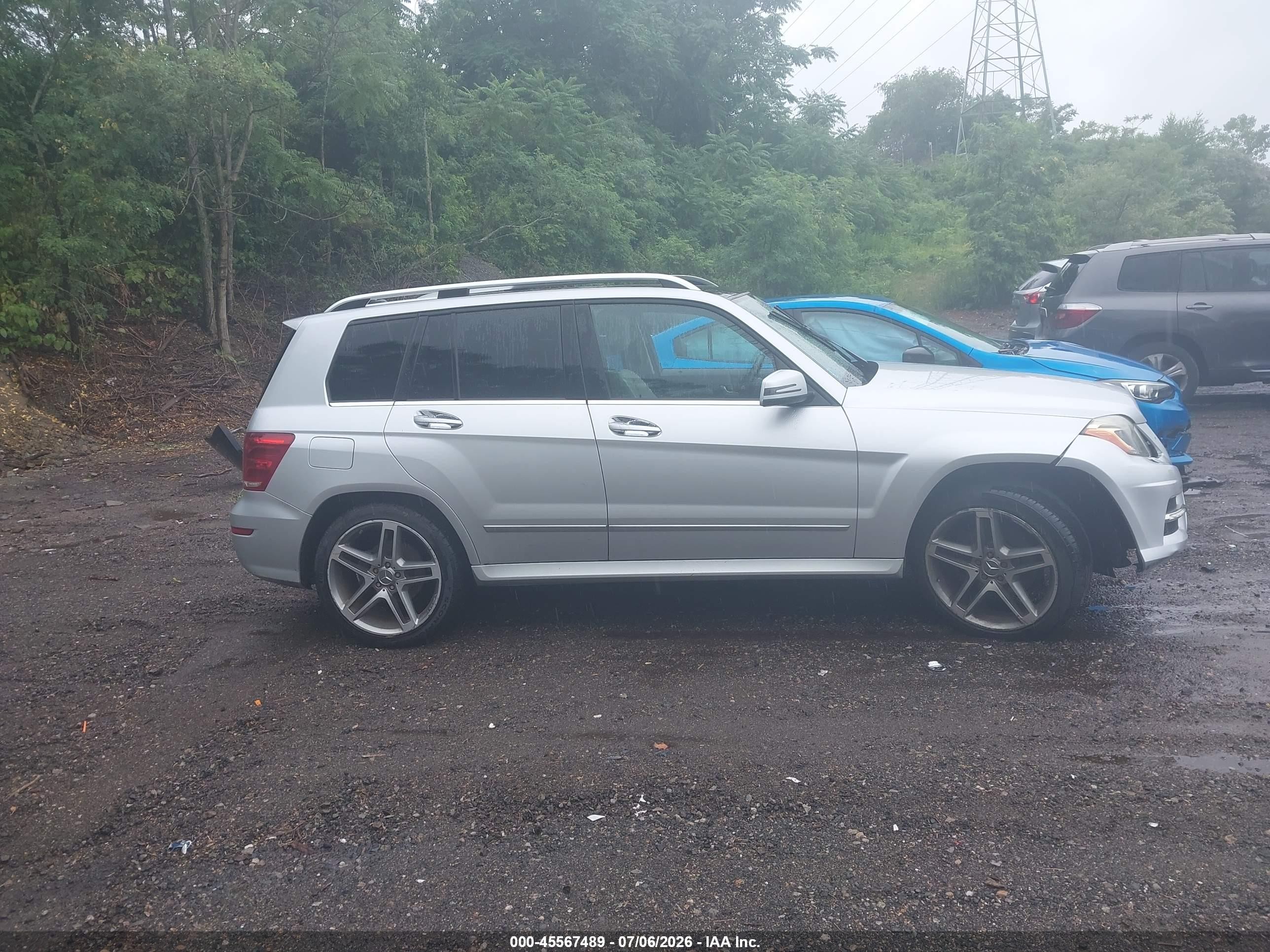 2013 Mercedes-benz Glk 350 4matic Silver vin: WDCGG8JBXDF975725