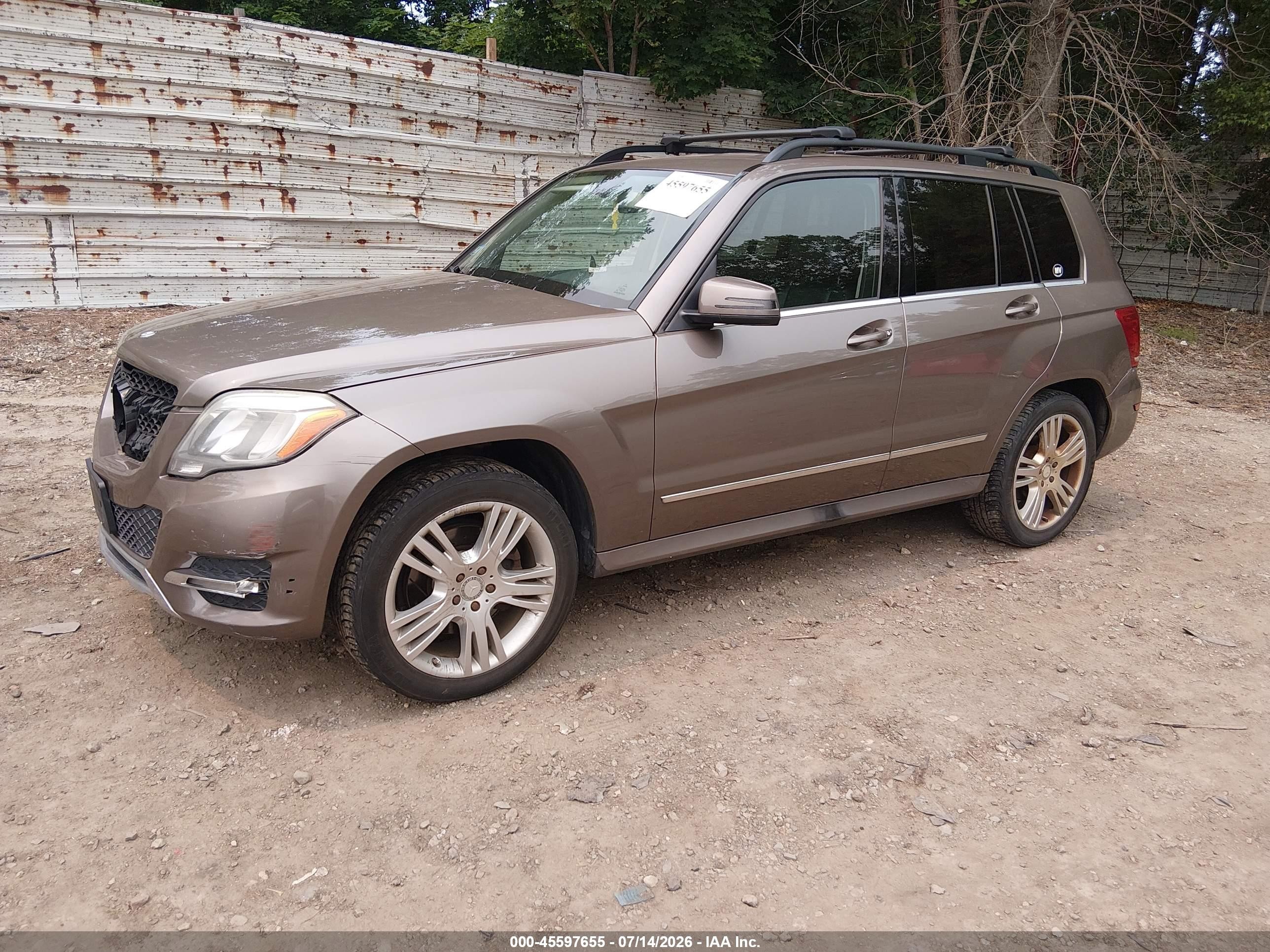 2013 Mercedes-benz Glk 350 4matic Золотой vin: WDCGG8JBXDF981525