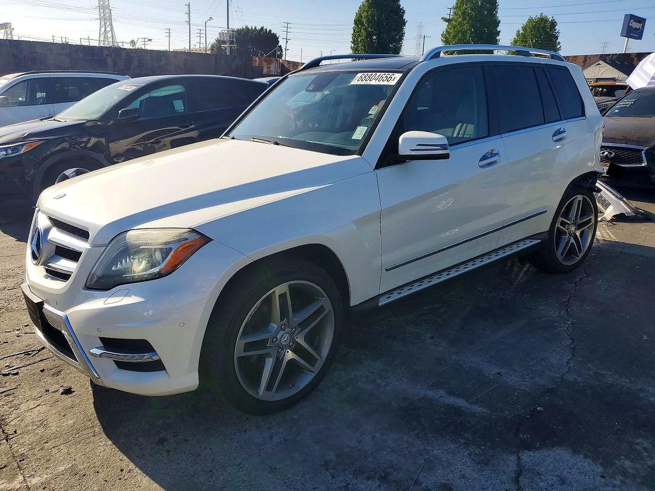 2013 Mercedes-benz Glk 350 4matic White vin: WDCGG8JBXDG045642