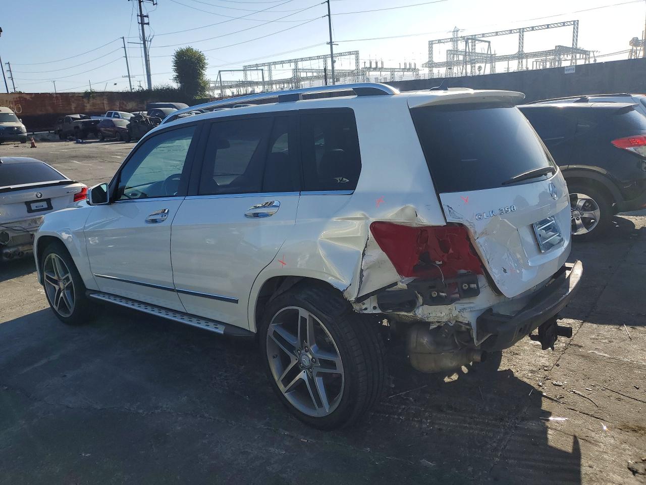 2013 Mercedes-benz Glk 350 4matic White vin: WDCGG8JBXDG045642