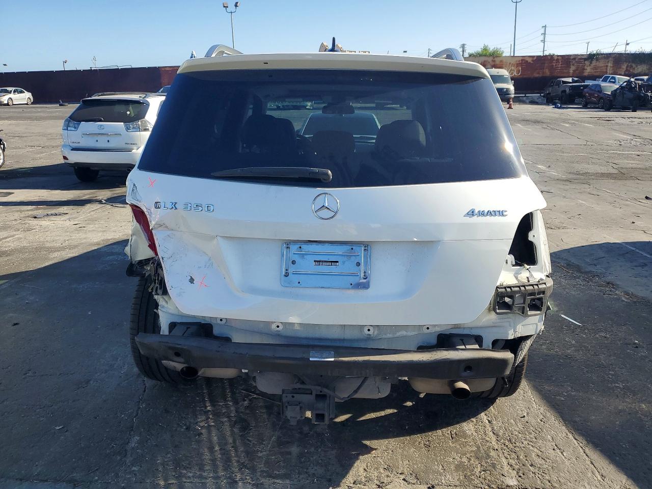 2013 Mercedes-benz Glk 350 4matic White vin: WDCGG8JBXDG045642