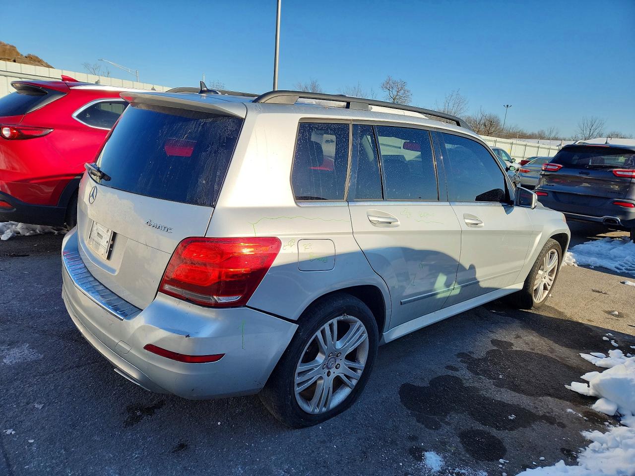 2013 Mercedes-benz Glk 350 4matic Silver vin: WDCGG8JBXDG112126