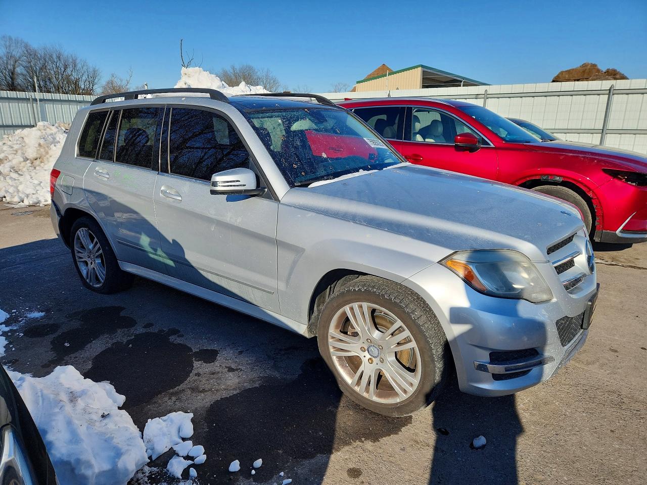 2013 Mercedes-benz Glk 350 4matic Silver vin: WDCGG8JBXDG112126