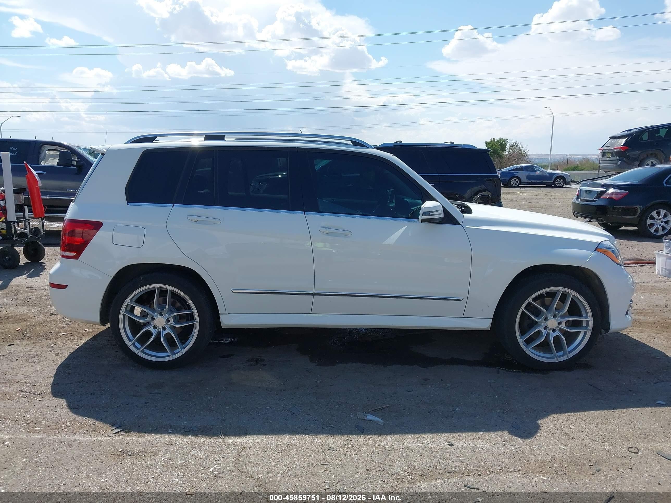 2014 Mercedes-benz Glk 350 4matic White vin: WDCGG8JBXEG166771
