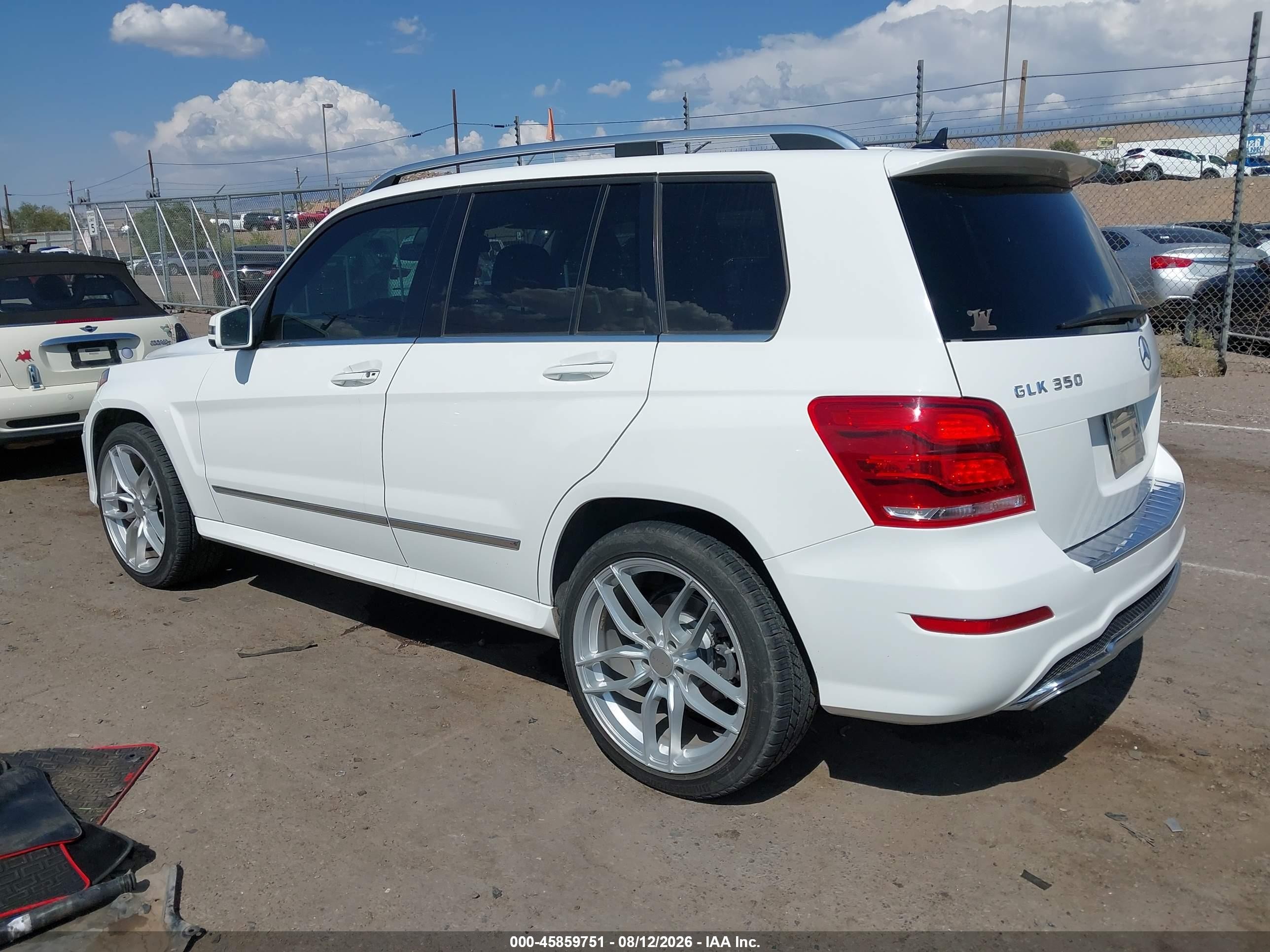2014 Mercedes-benz Glk 350 4matic White vin: WDCGG8JBXEG166771