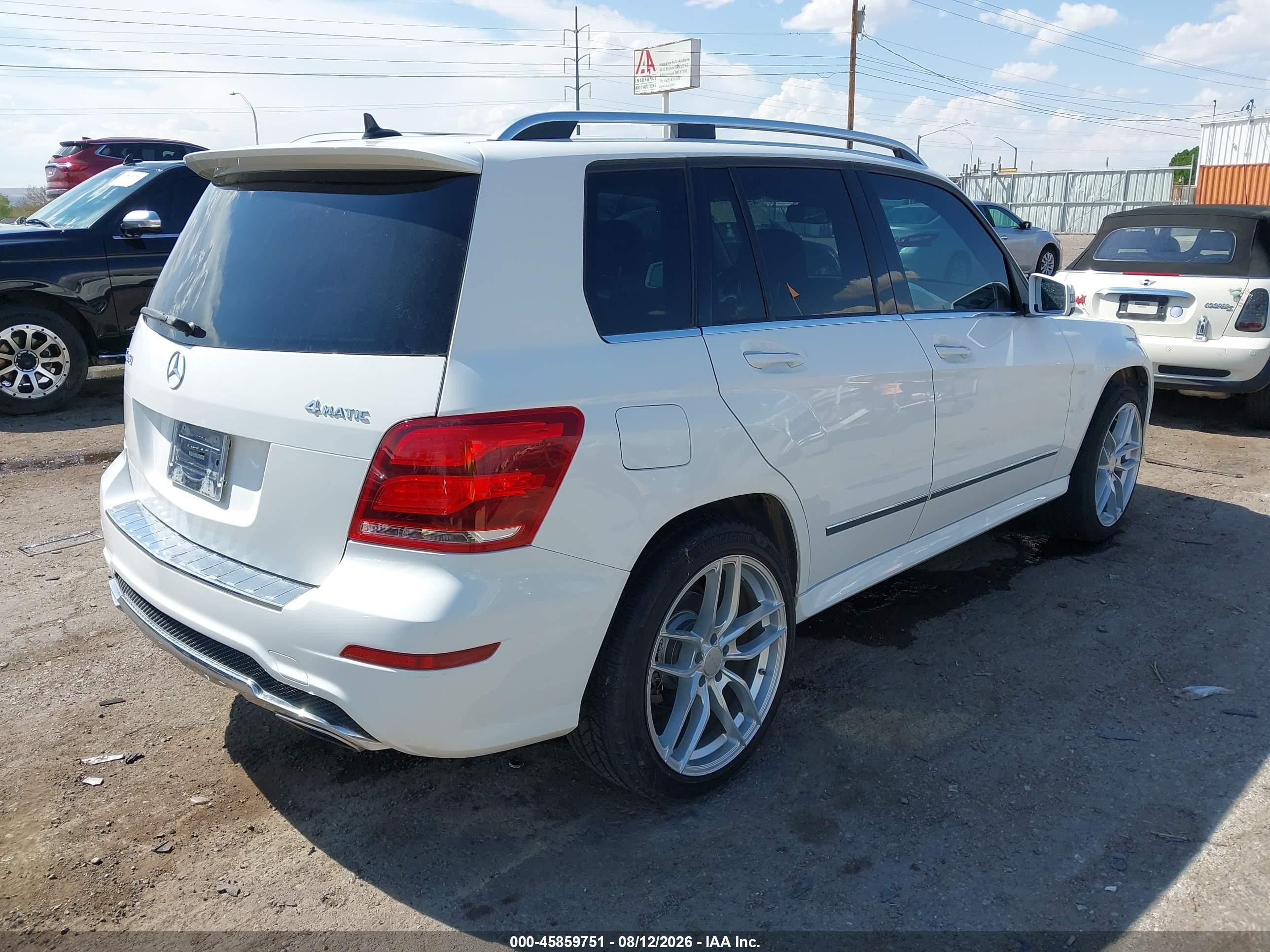 2014 Mercedes-benz Glk 350 4matic White vin: WDCGG8JBXEG166771