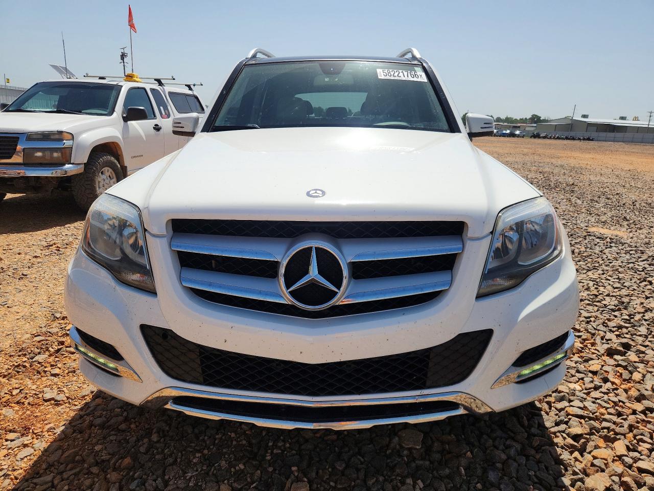 2014 Mercedes-benz Glk 350 4matic White vin: WDCGG8JBXEG308536