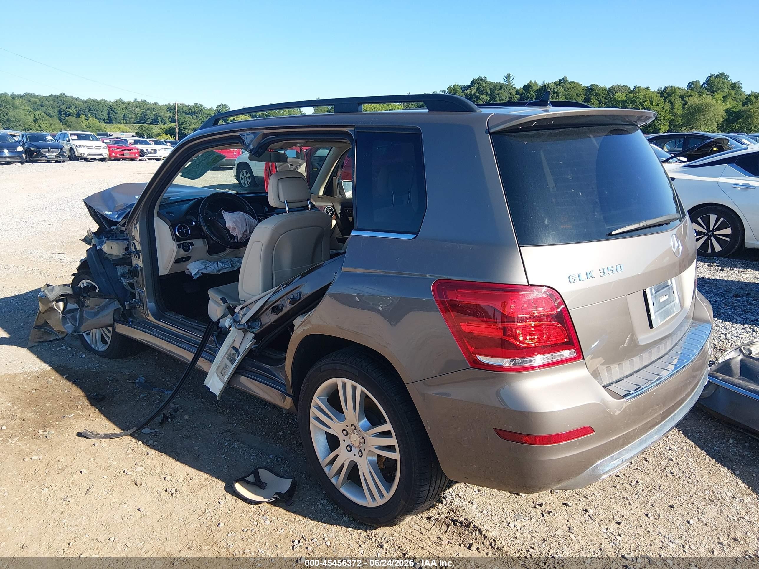2014 Mercedes-benz Glk 350 4matic Gray vin: WDCGG8JBXEG314983