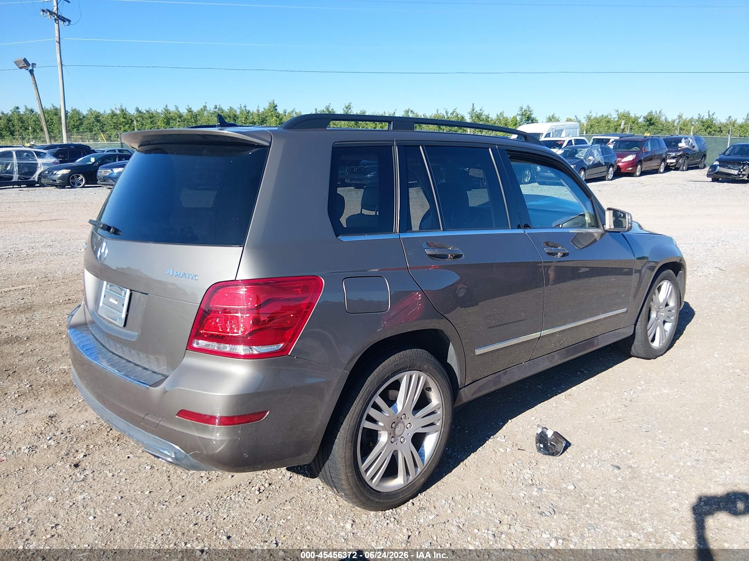 2014 Mercedes-benz Glk 350 4matic Gray vin: WDCGG8JBXEG314983
