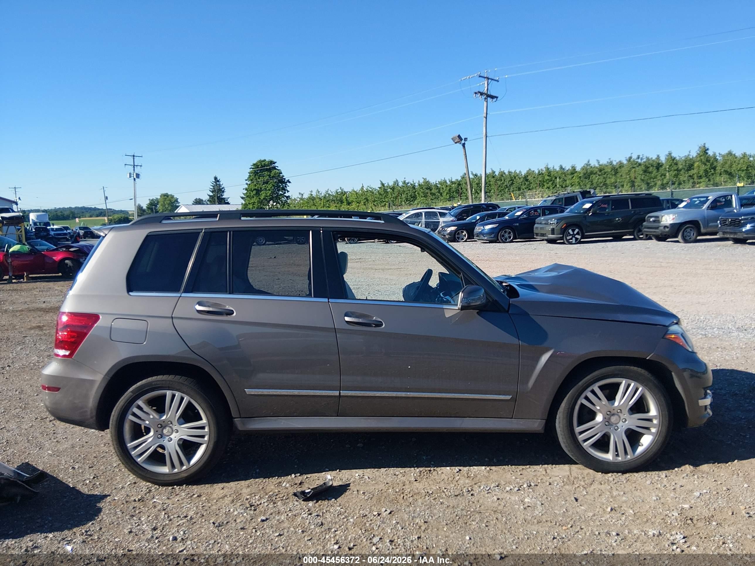 2014 Mercedes-benz Glk 350 4matic Gray vin: WDCGG8JBXEG314983