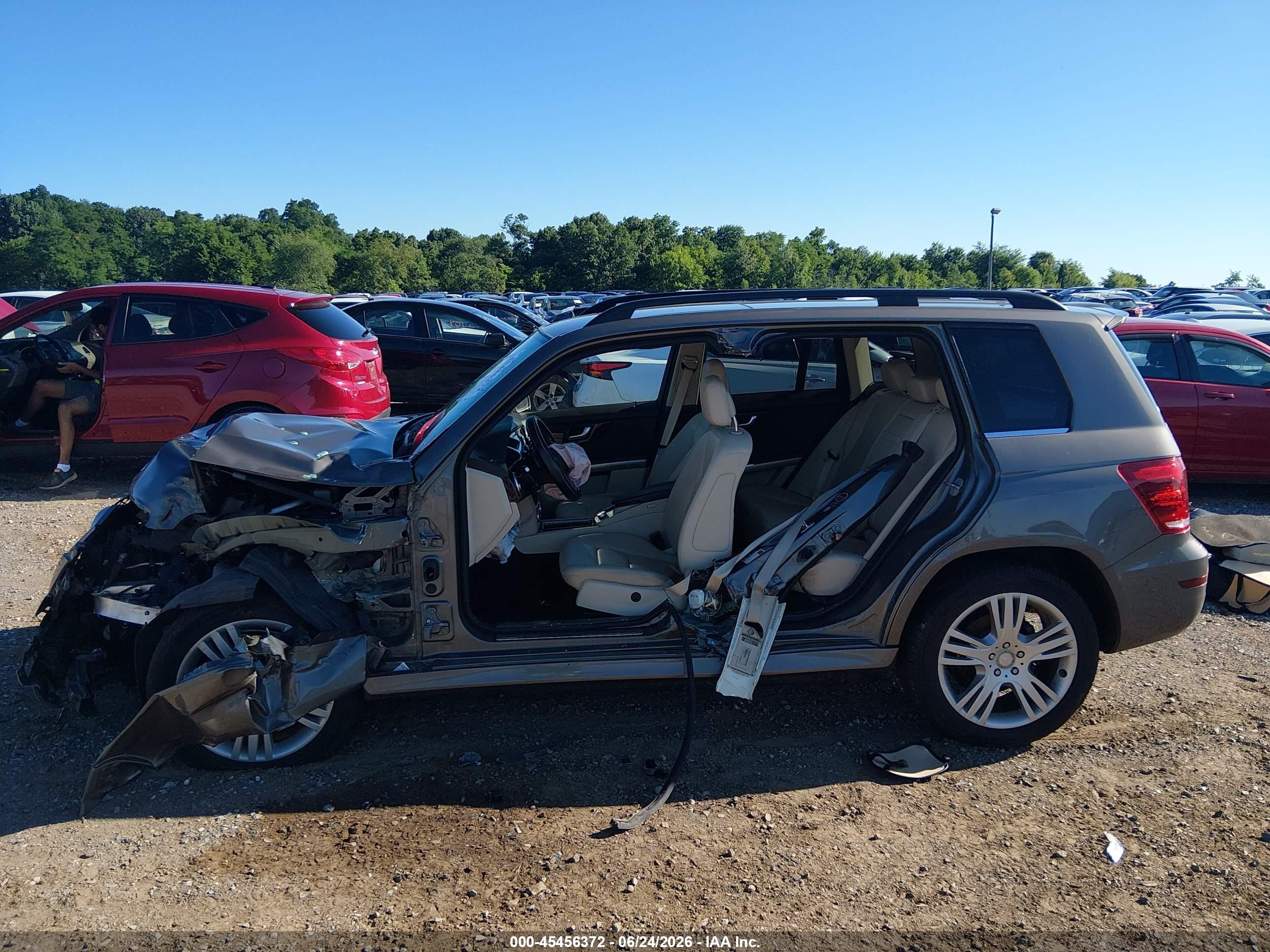 2014 Mercedes-benz Glk 350 4matic Gray vin: WDCGG8JBXEG314983