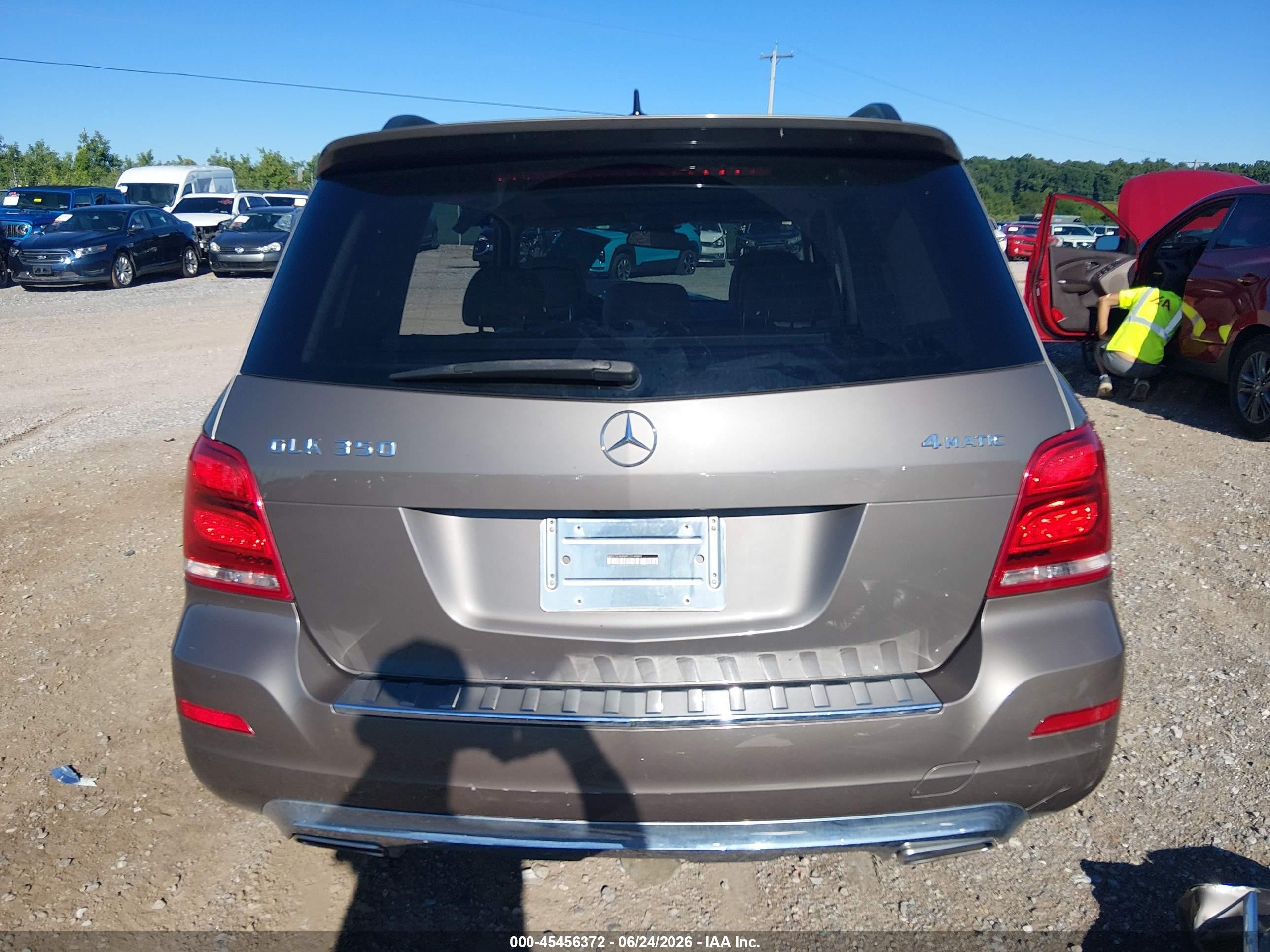 2014 Mercedes-benz Glk 350 4matic Gray vin: WDCGG8JBXEG314983