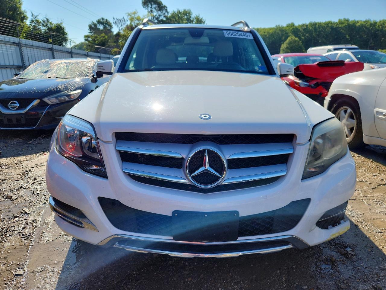 2015 Mercedes-benz Glk 350 4matic White vin: WDCGG8JBXFG363098