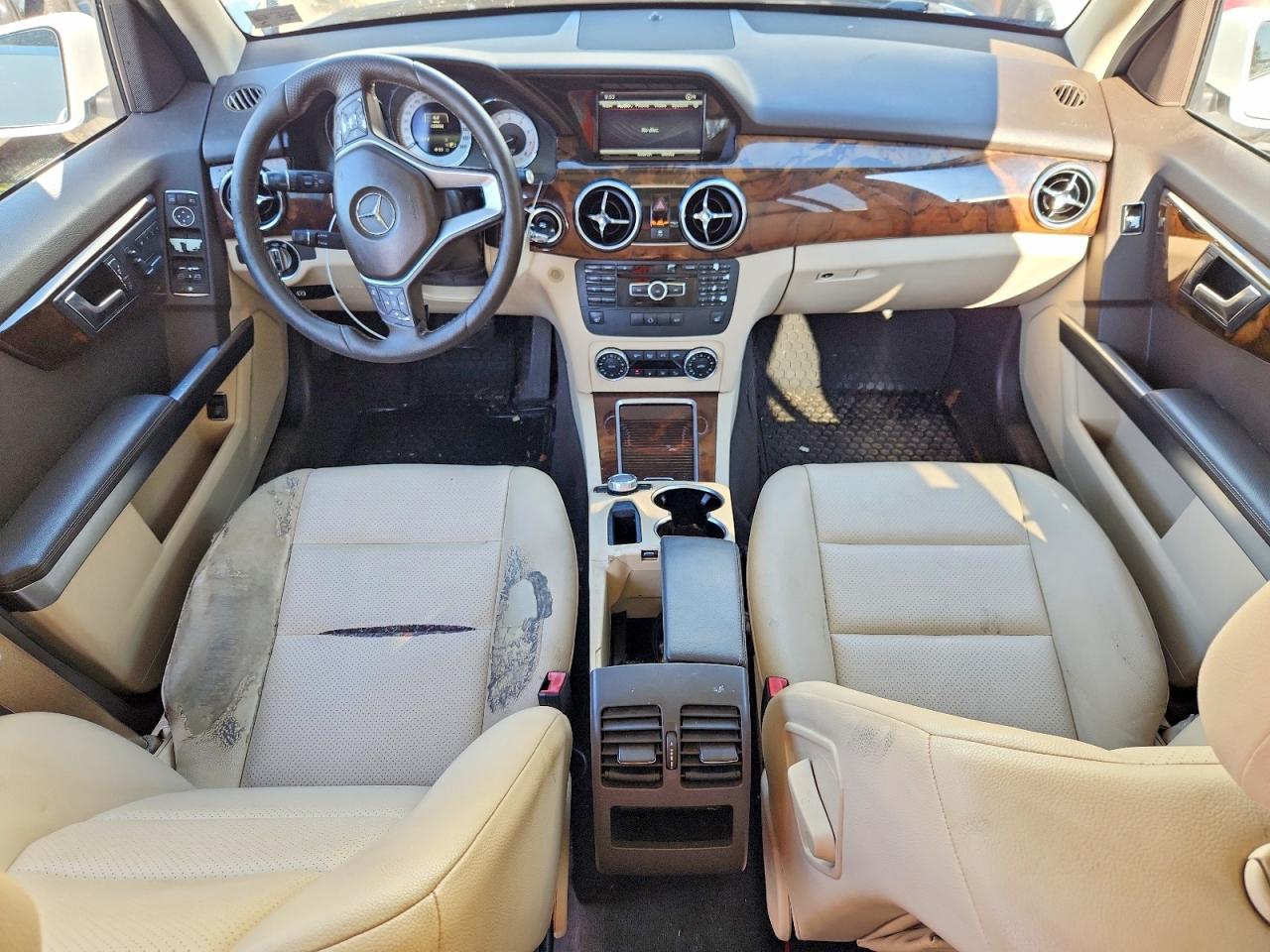 2015 Mercedes-benz Glk 350 4matic White vin: WDCGG8JBXFG363098