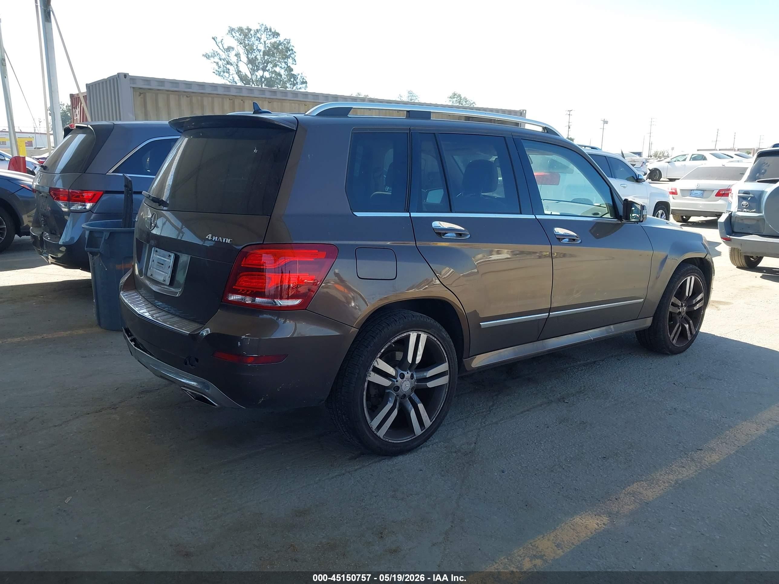 2015 Mercedes-benz Glk 350 4matic Brown vin: WDCGG8JBXFG364882