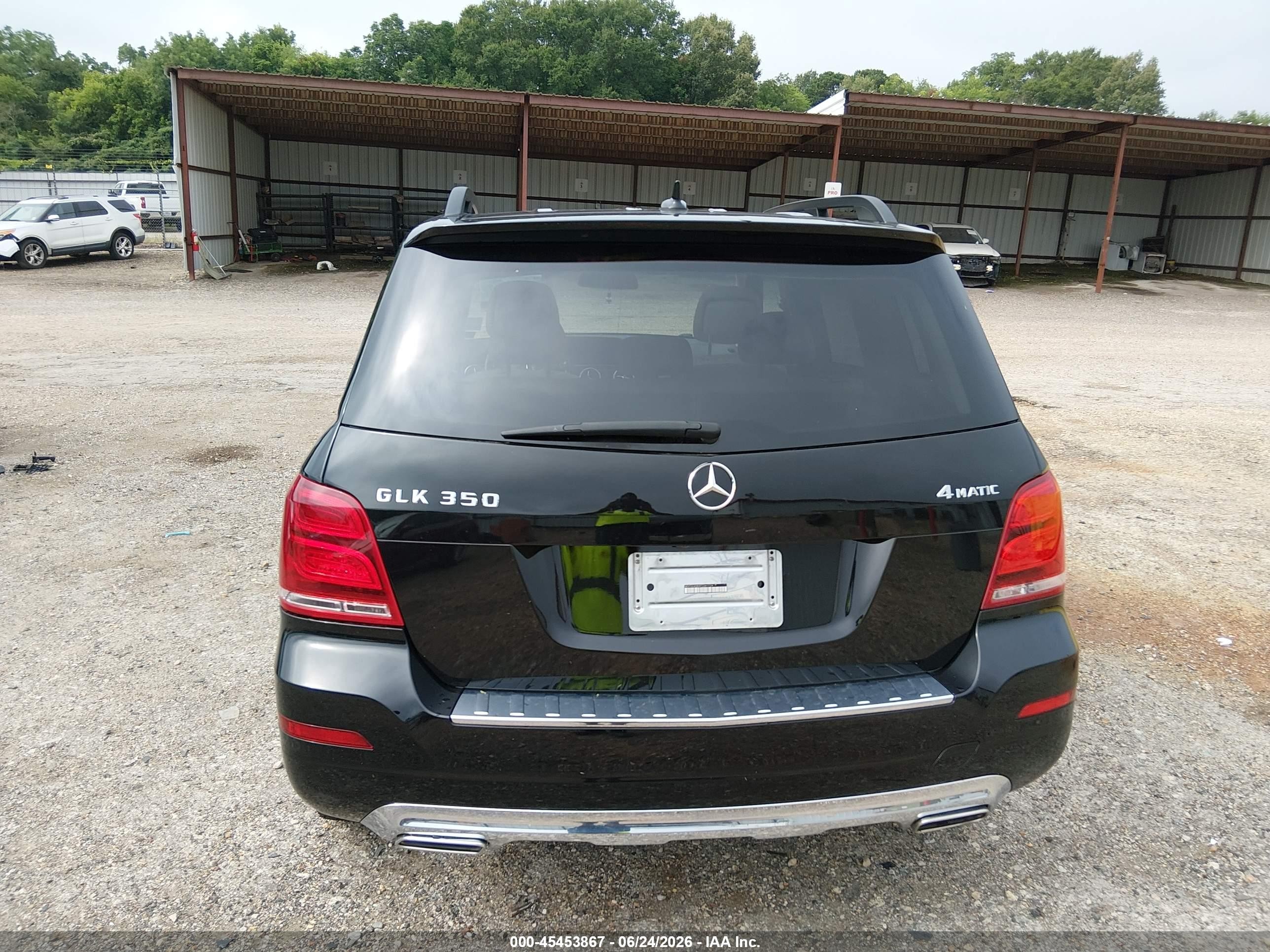2015 Mercedes-benz Glk 350 4matic Black vin: WDCGG8JBXFG381729