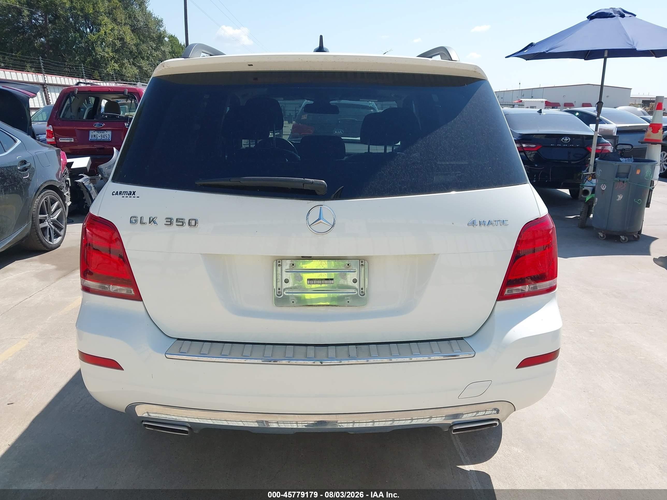 2015 Mercedes-benz Glk 350 4matic White vin: WDCGG8JBXFG397784