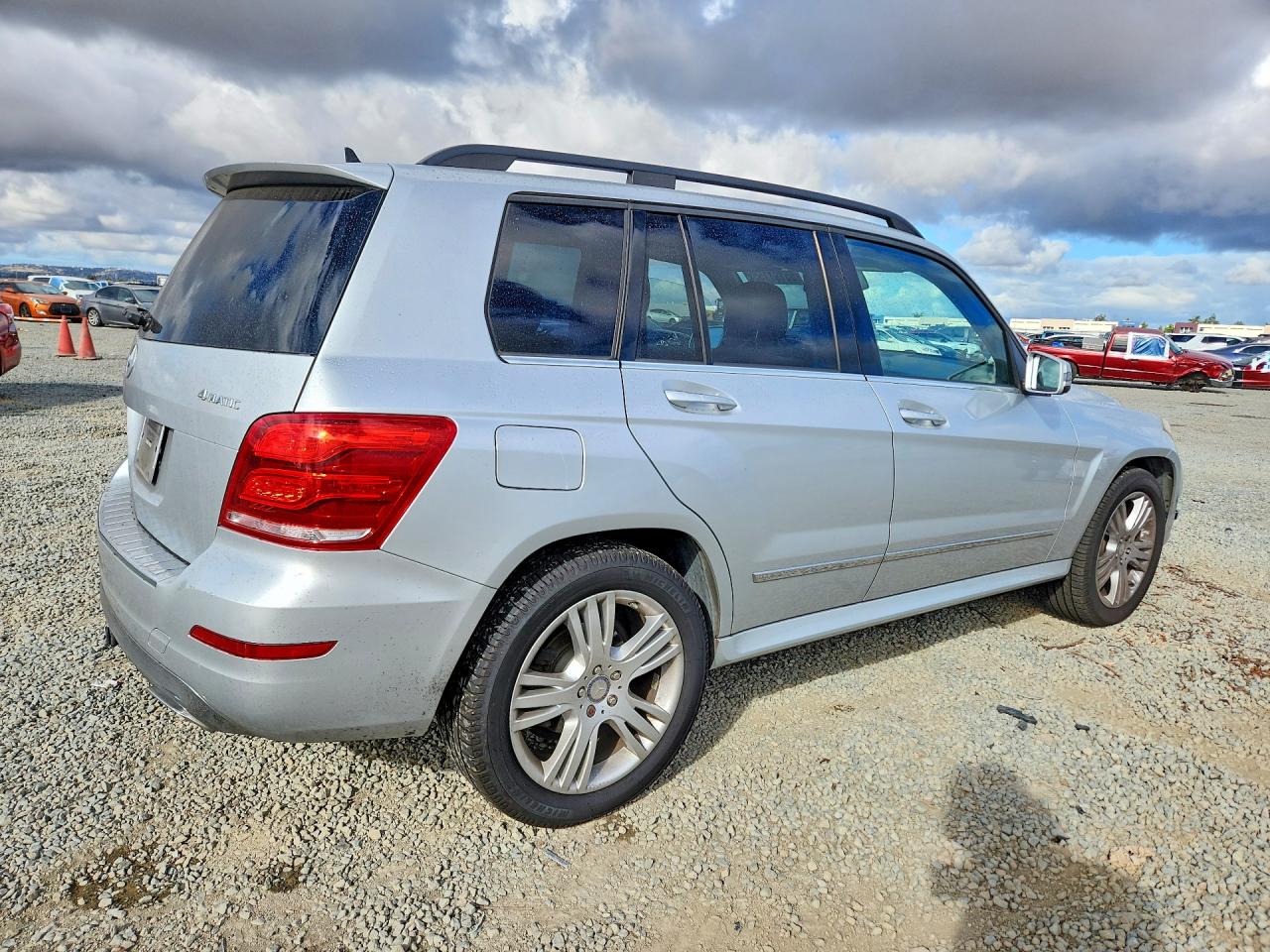 2015 Mercedes-benz Glk 350 4matic Silver vin: WDCGG8JBXFG417869