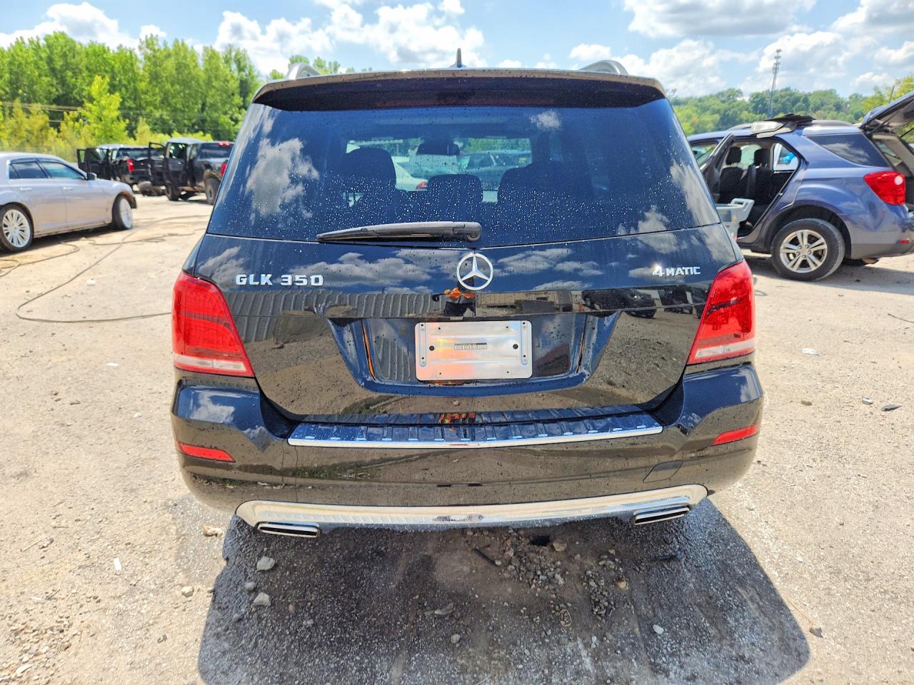 2015 Mercedes-benz Glk 350 4matic Black vin: WDCGG8JBXFG431402