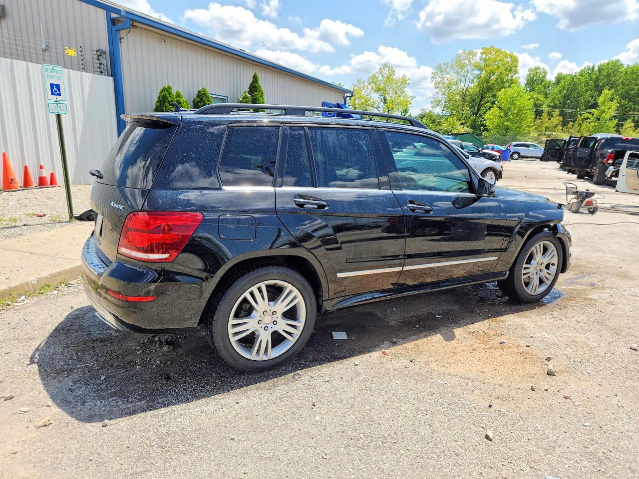 2015 Mercedes-benz Glk 350 4matic Black vin: WDCGG8JBXFG431402