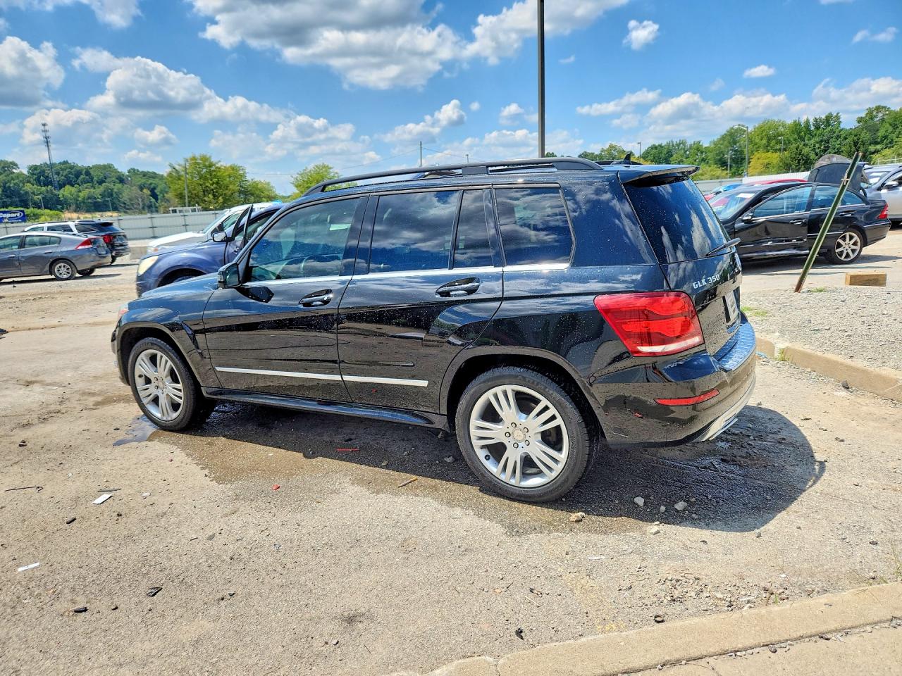 2015 Mercedes-benz Glk 350 4matic Black vin: WDCGG8JBXFG431402
