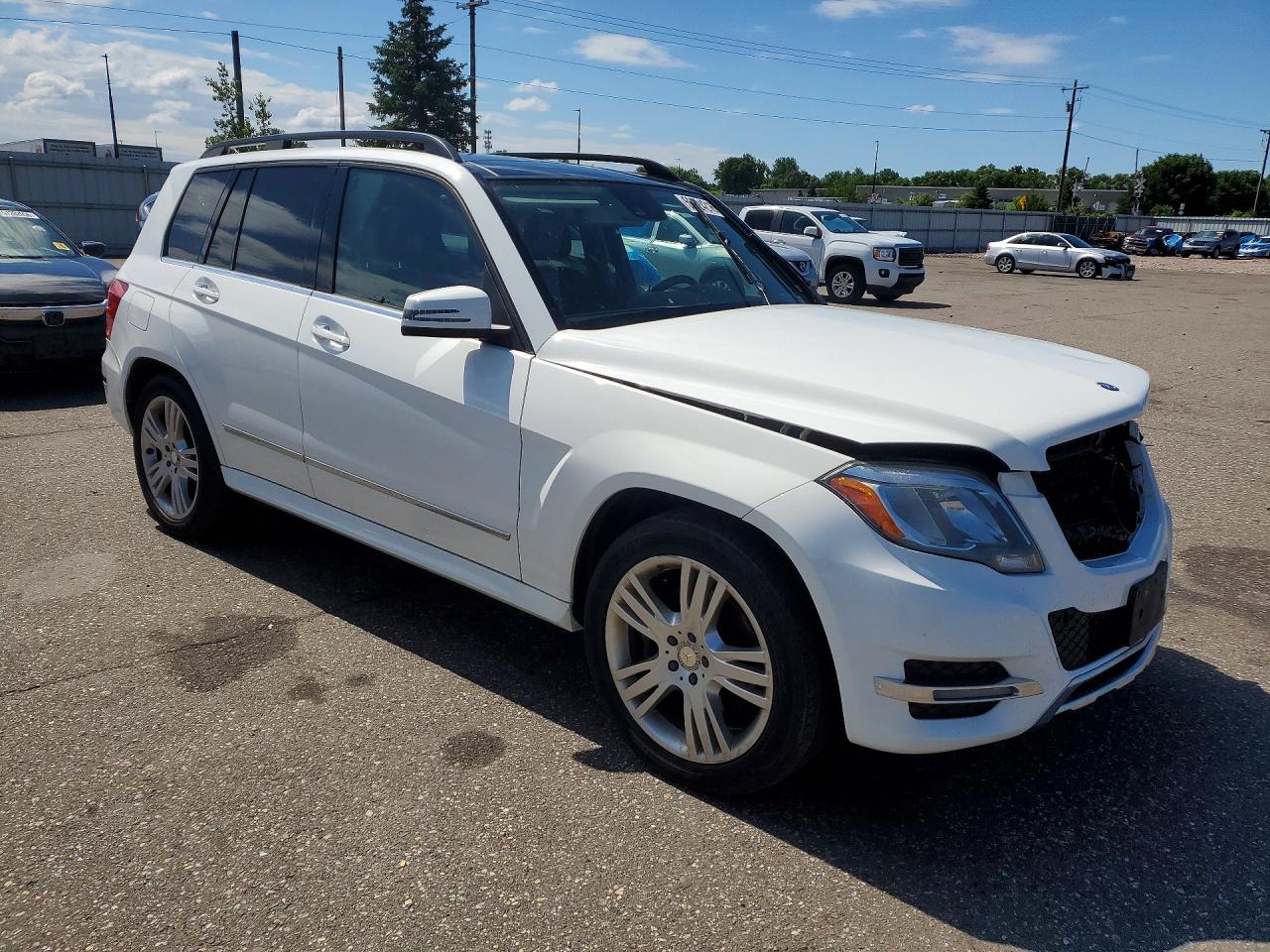 2015 Mercedes-benz Glk 350 4matic White vin: WDCGG8JBXFG435157