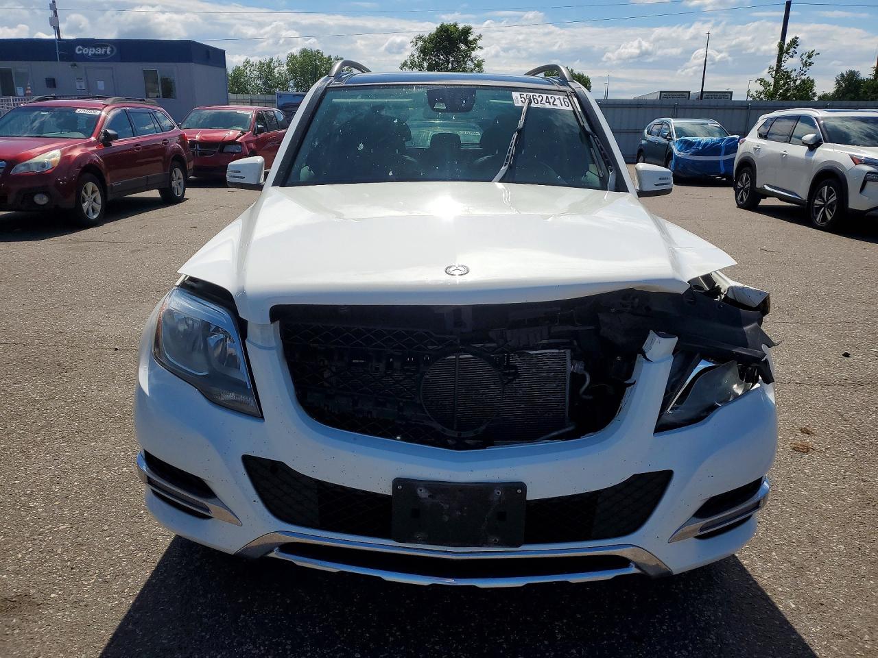 2015 Mercedes-benz Glk 350 4matic White vin: WDCGG8JBXFG435157