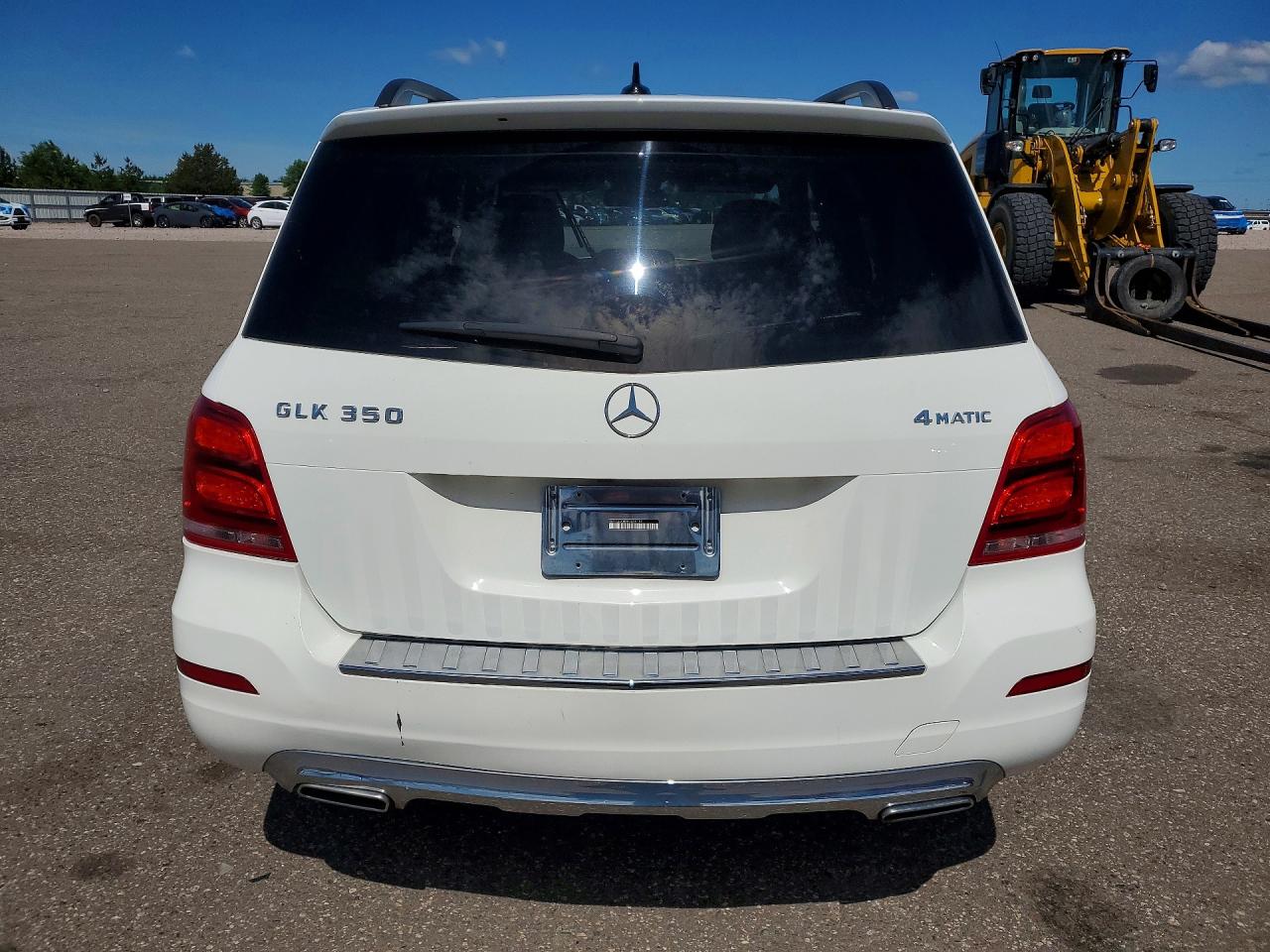 2015 Mercedes-benz Glk 350 4matic White vin: WDCGG8JBXFG435157