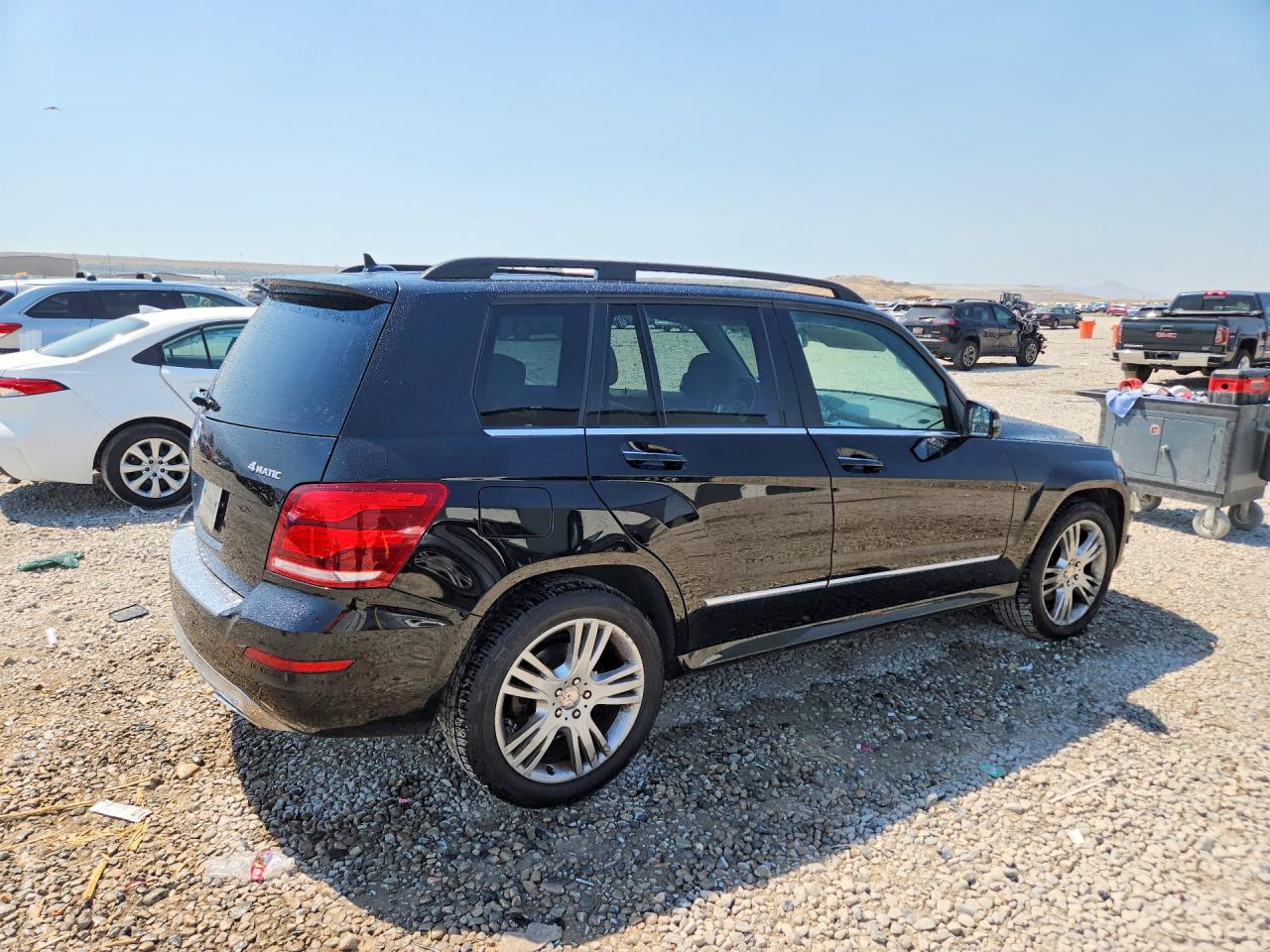 2015 Mercedes-benz Glk 350 4matic Black vin: WDCGG8JBXFG440794