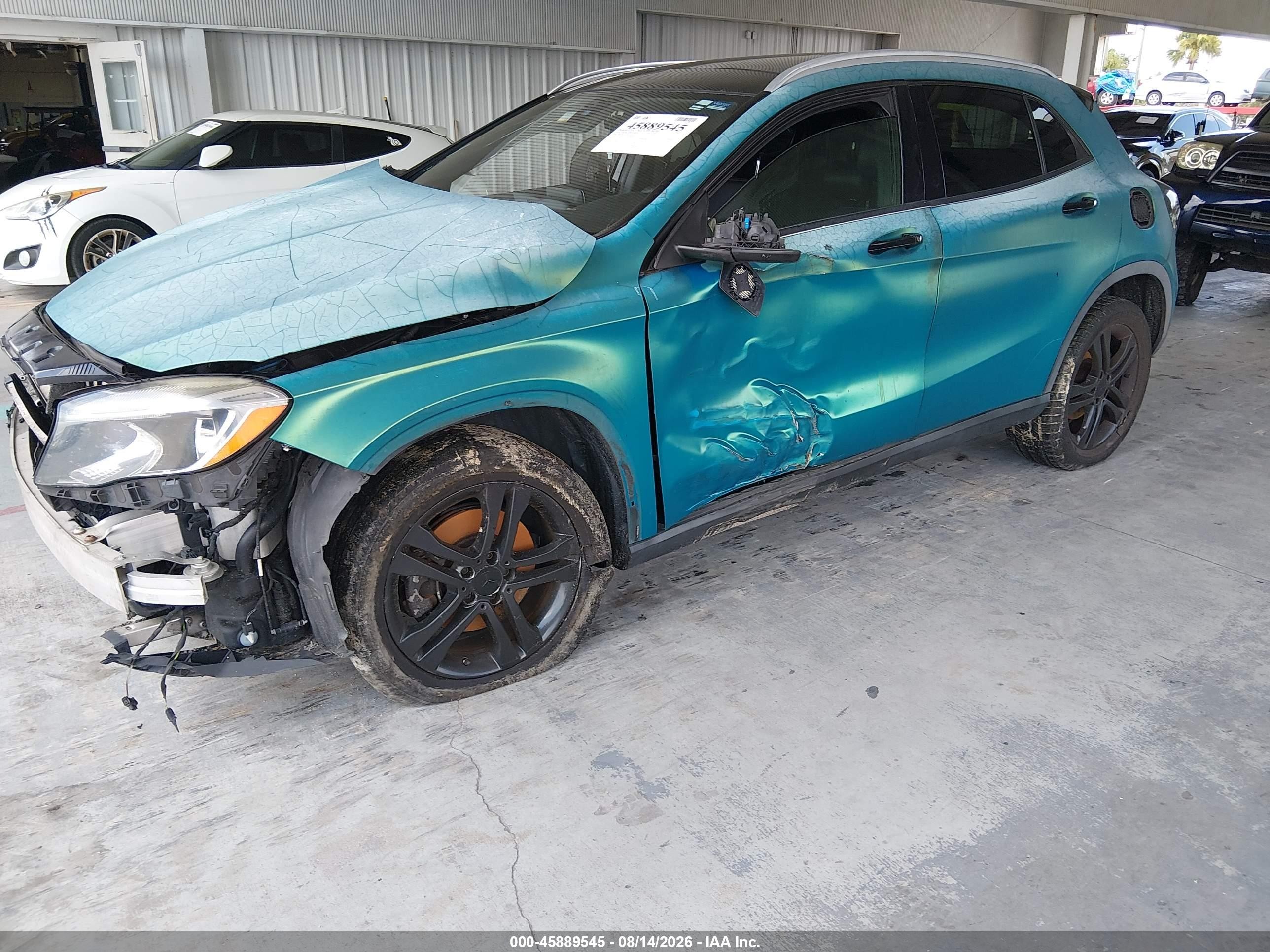 2016 Mercedes-benz Gla 250   Green vin: WDCTG4EB1GJ271528