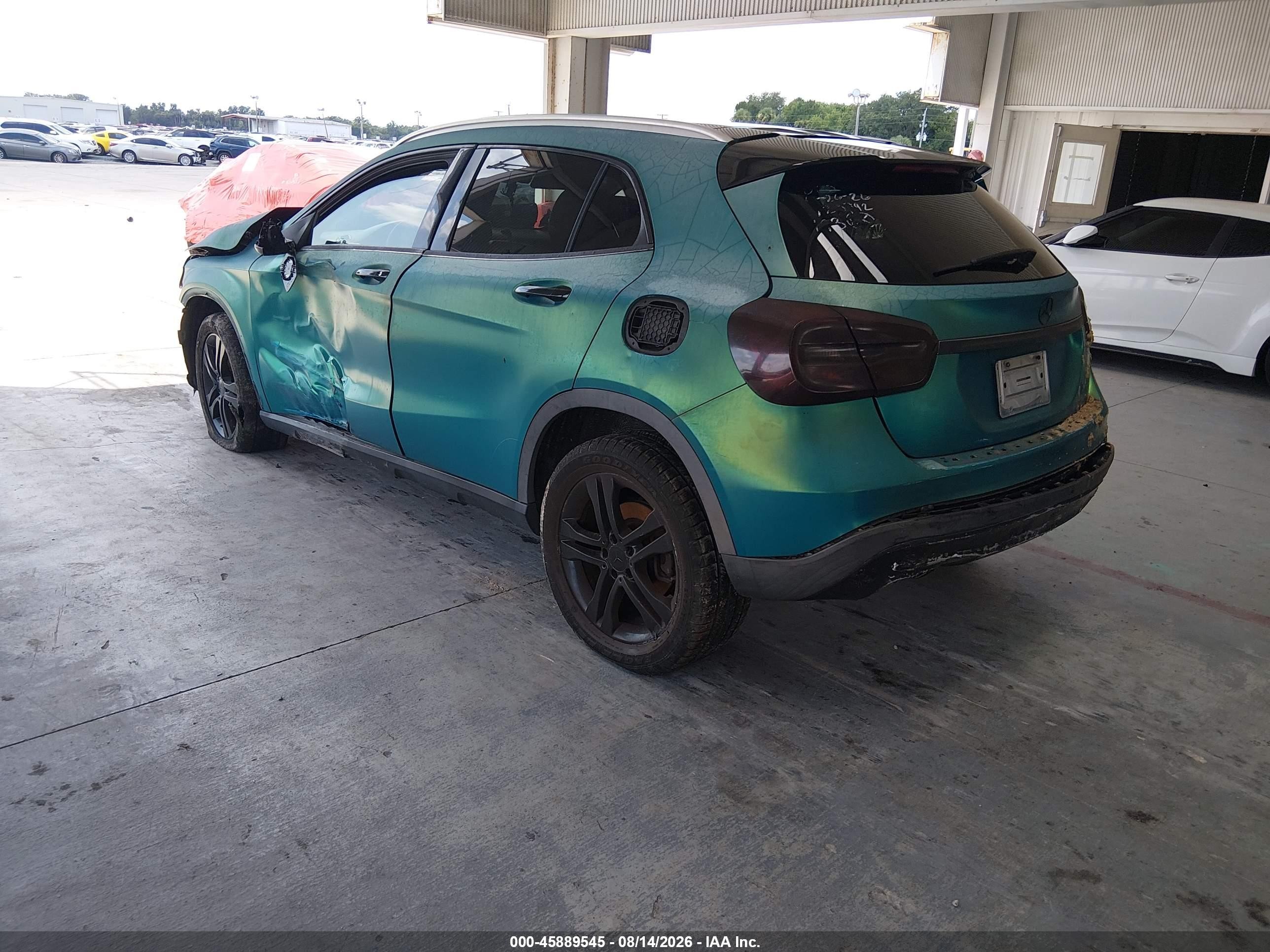 2016 Mercedes-benz Gla 250   Green vin: WDCTG4EB1GJ271528