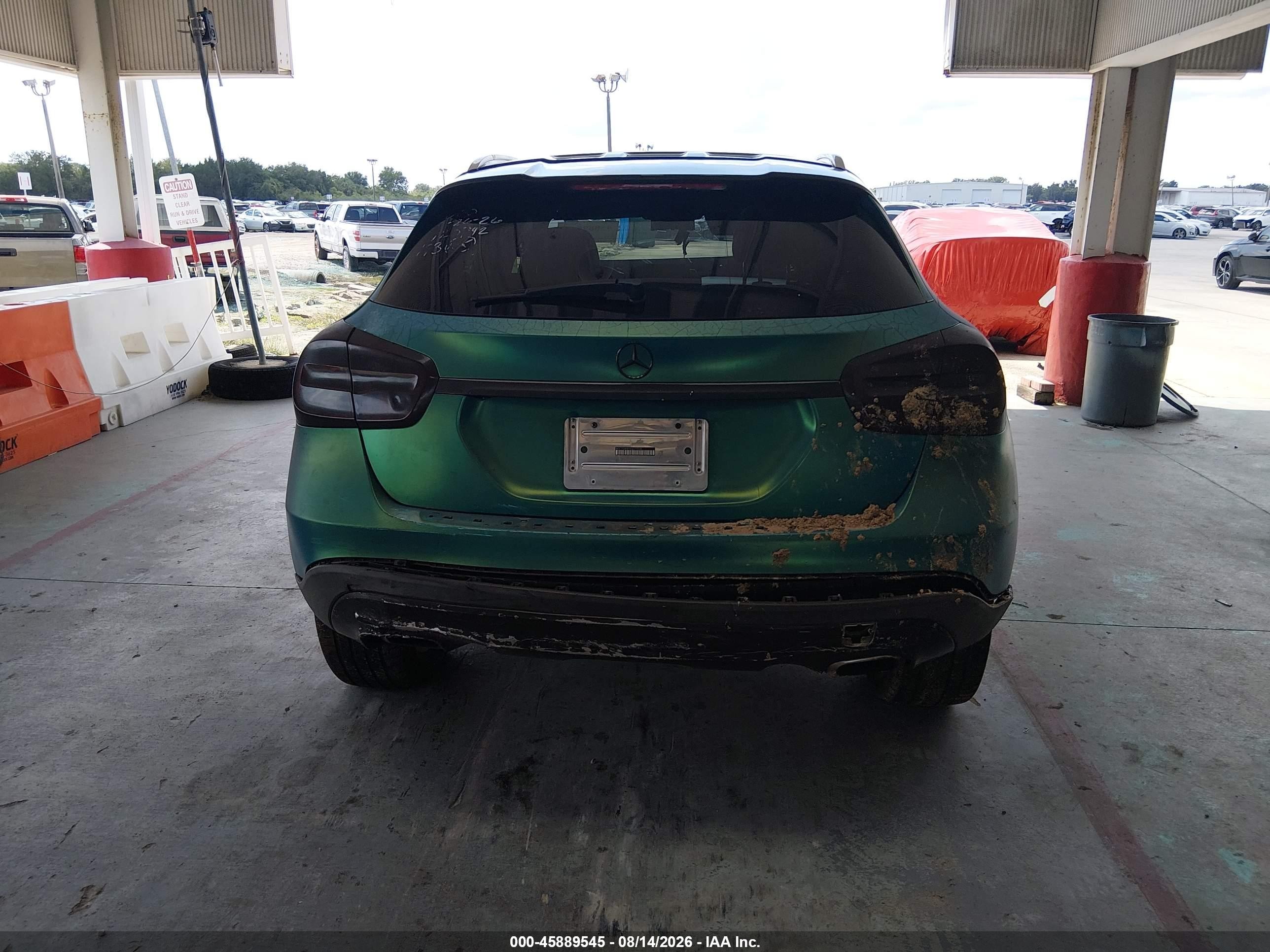 2016 Mercedes-benz Gla 250   Green vin: WDCTG4EB1GJ271528