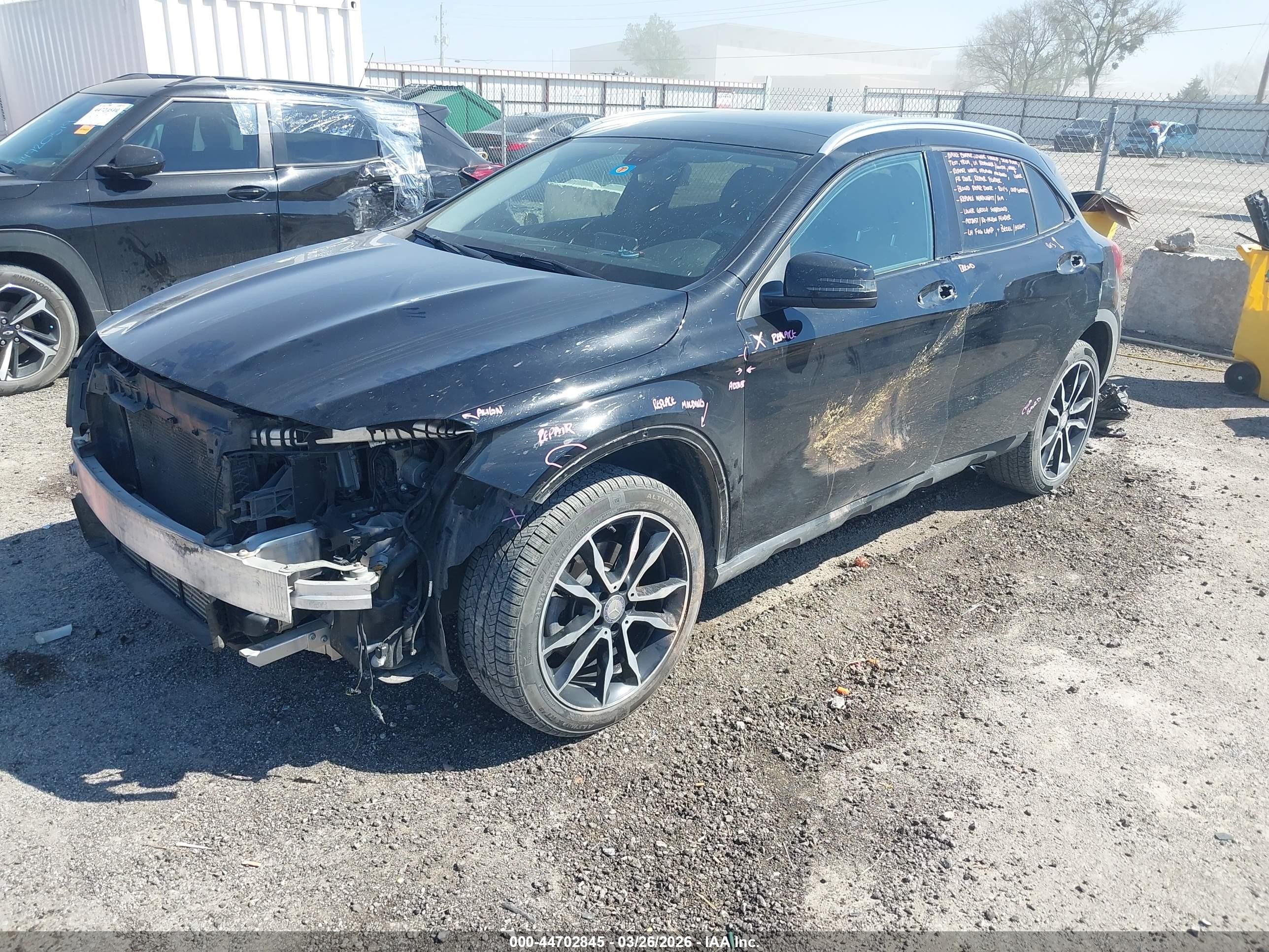 2015 Mercedes-benz Gla 250   Black vin: WDCTG4EB3FJ172238