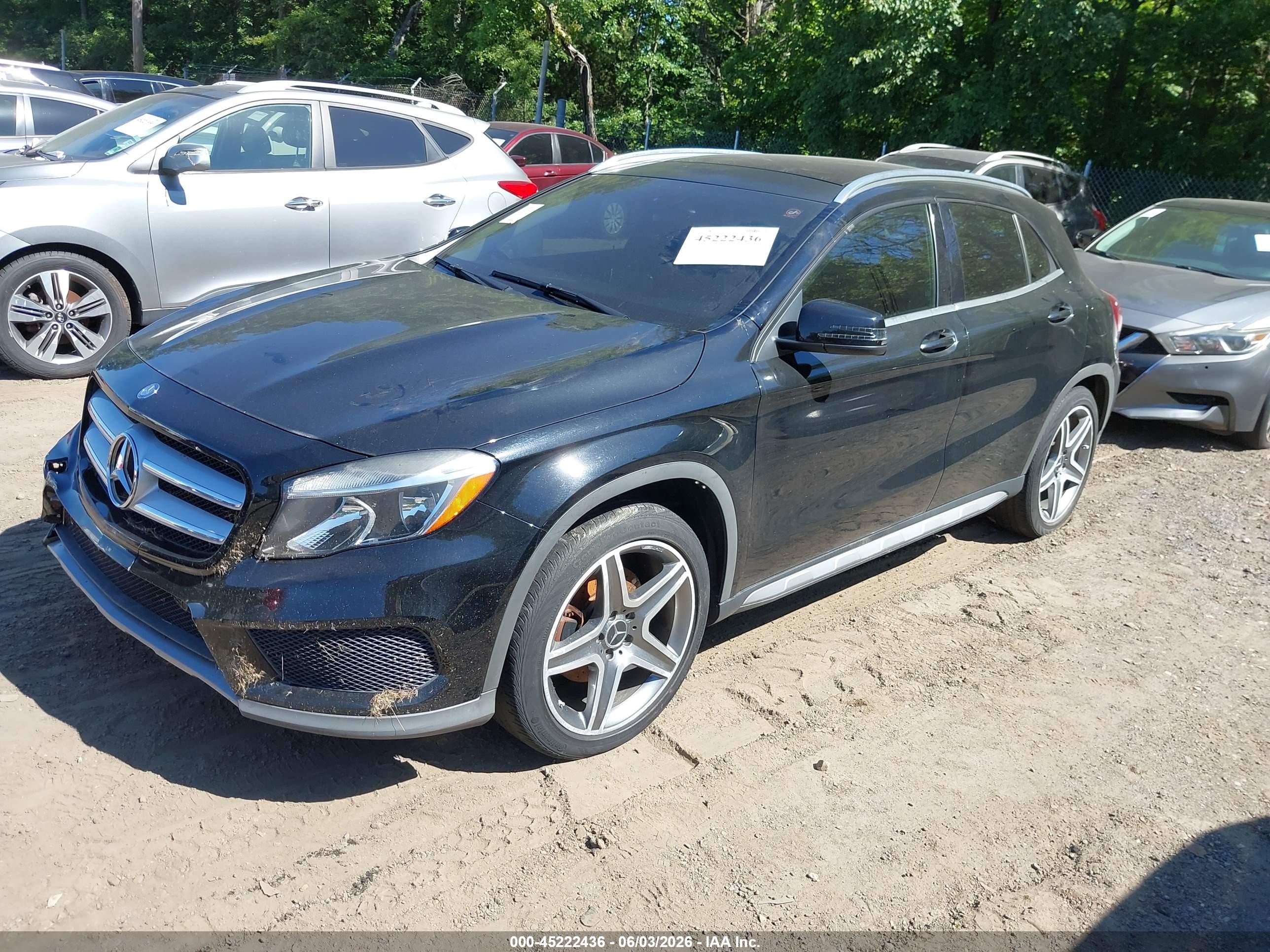 2015 Mercedes-benz Gla 250   Black vin: WDCTG4EB4FJ178453