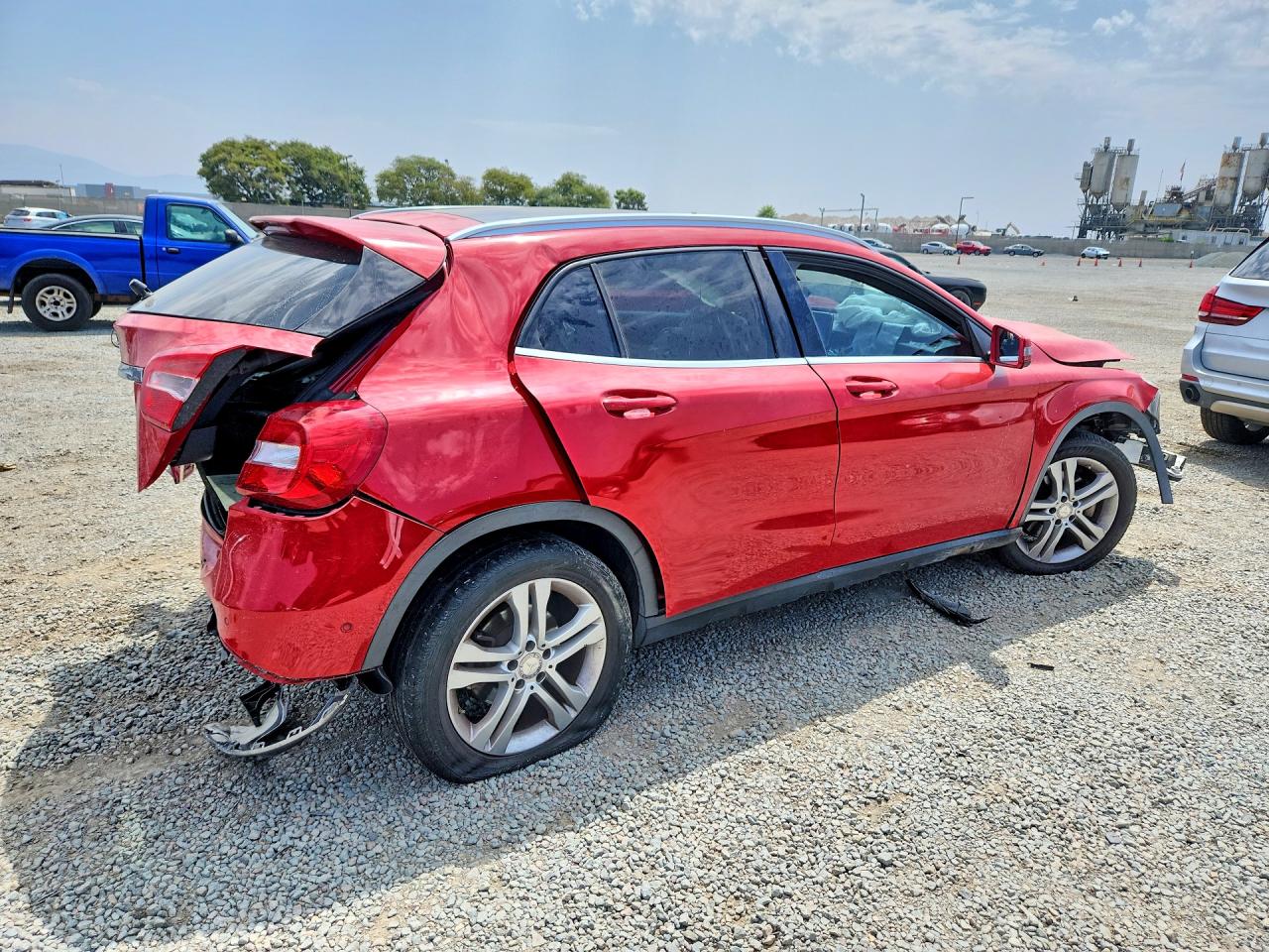 2017 Mercedes-benz Gla 250 Red vin: WDCTG4EB4HJ326460