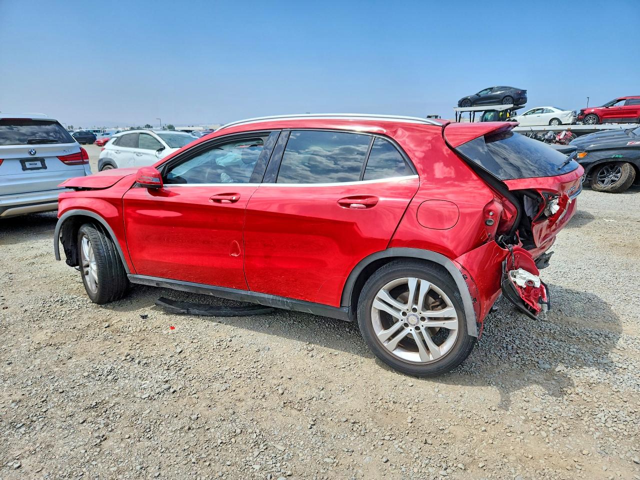 2017 Mercedes-benz Gla 250 Red vin: WDCTG4EB4HJ326460